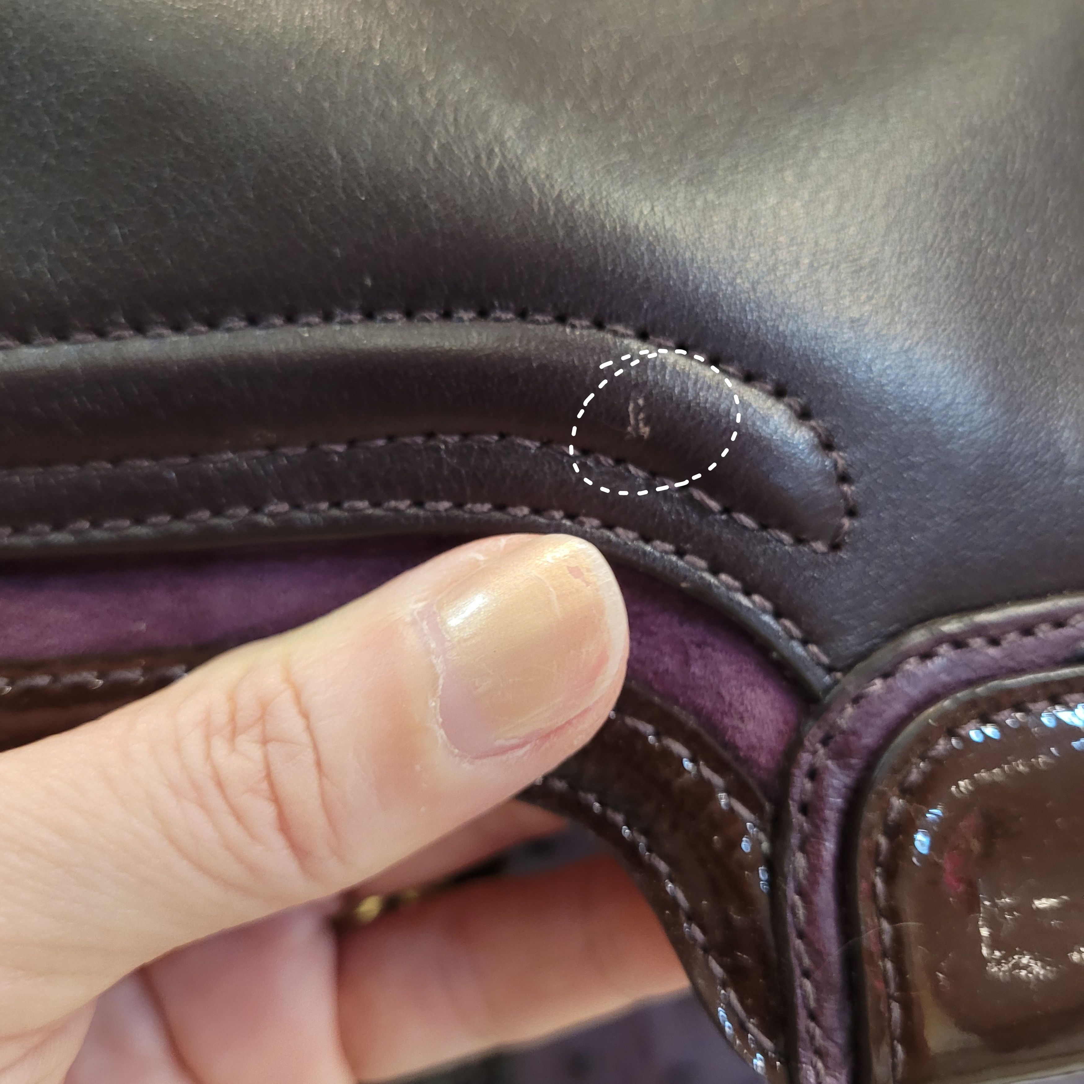 Coach Coach Kristin Spectator Ostrich Embossed Leather Satchel Size ONE SIZE - 12 Thumbnail
