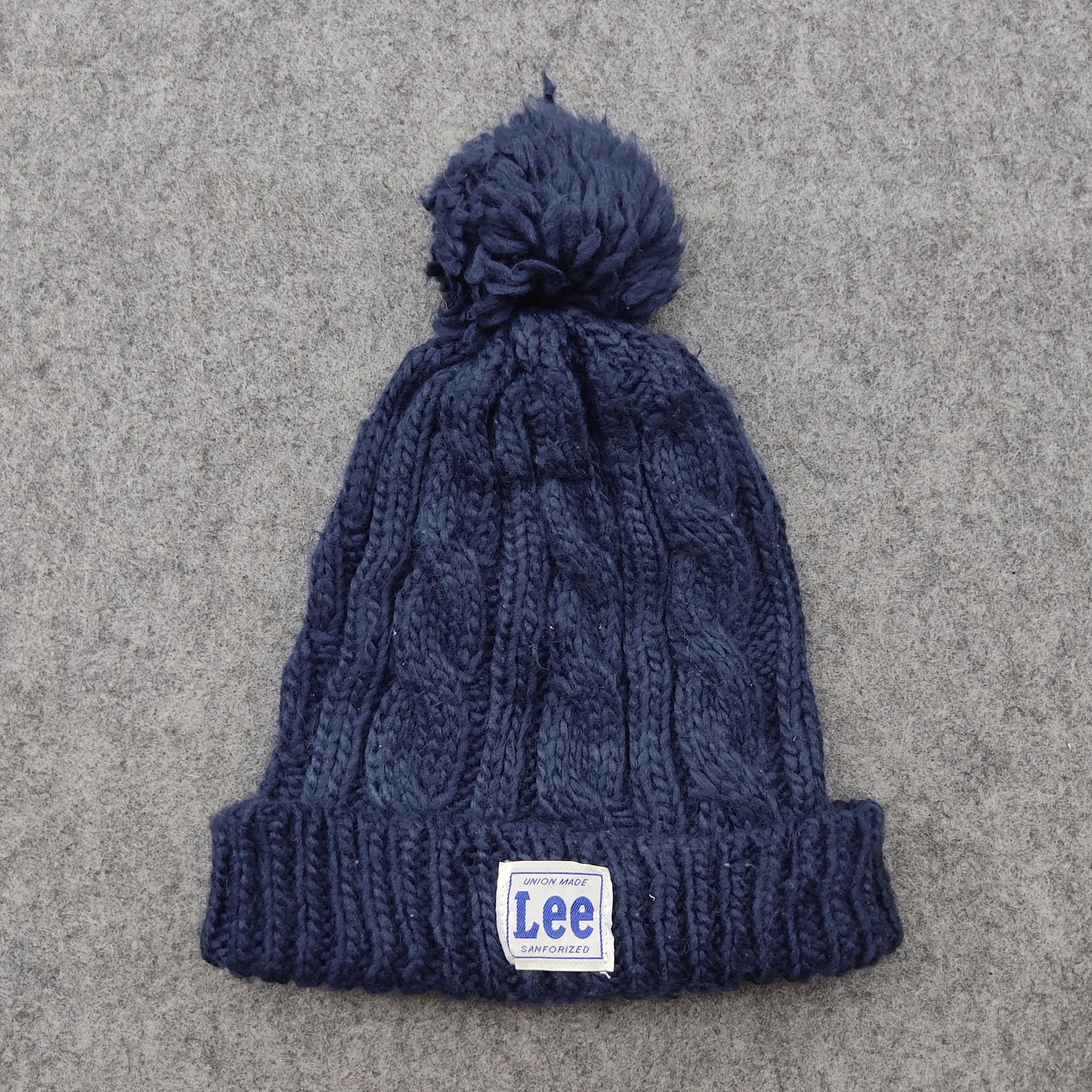 Lee × Vintage Vintage Lee Knit Beanie / Snow Hat / Snow Cap Size ONE SIZE - 1 Thumbnail