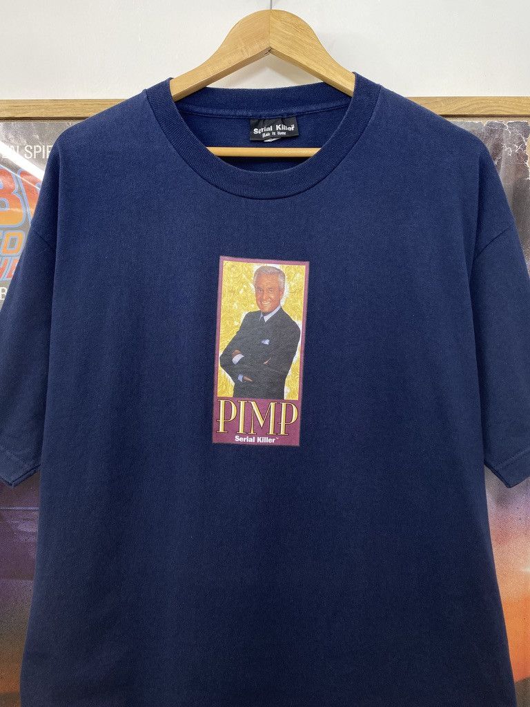 Vintage 90s Vintage Serial Killer Bob Barker Pimp T Shirt Size US XL / EU 56 / 4 - 5 Thumbnail