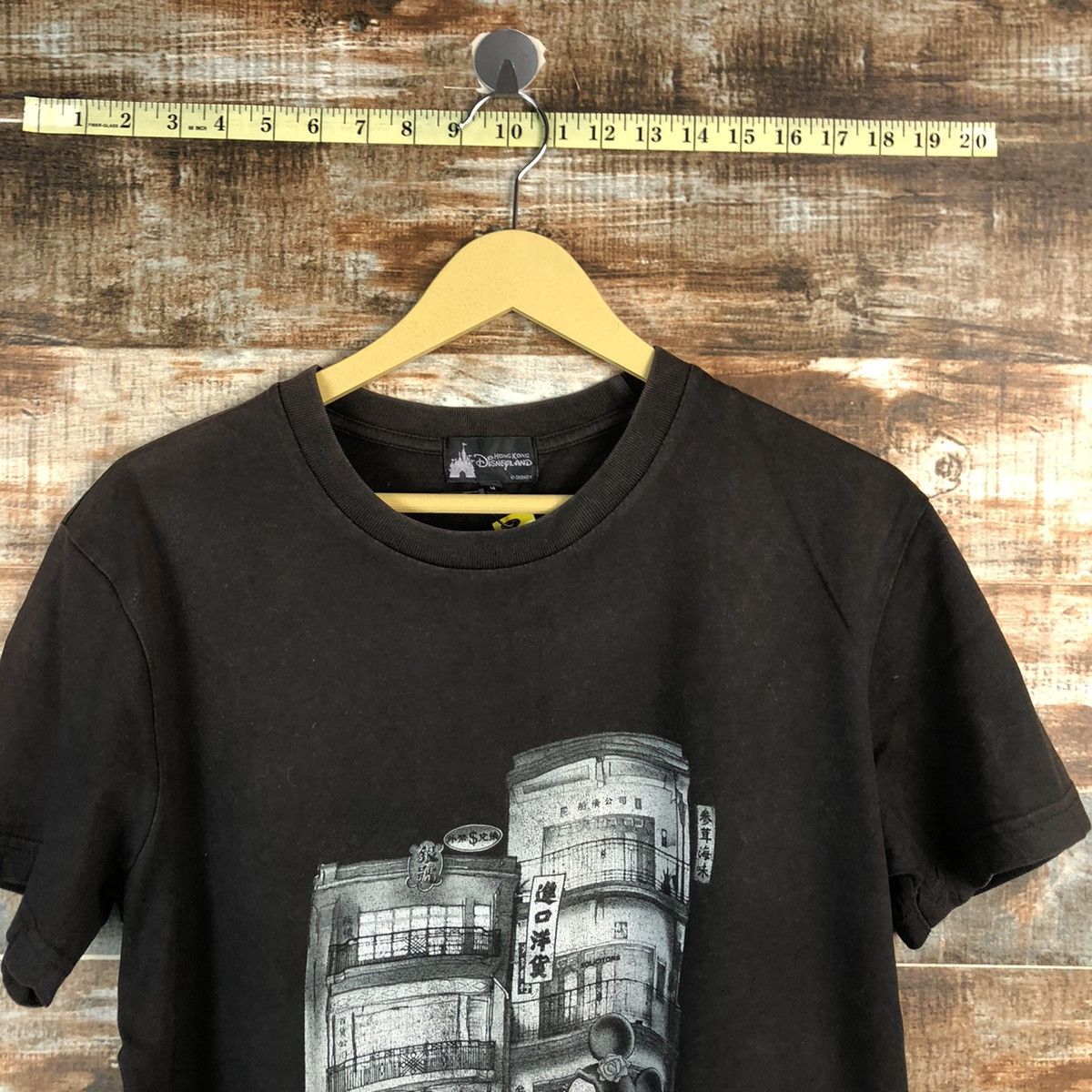 Disney Disney Hong Kong Black T-Shirt #A2290 Size US M / EU 48-50 / 2 - 4 Thumbnail
