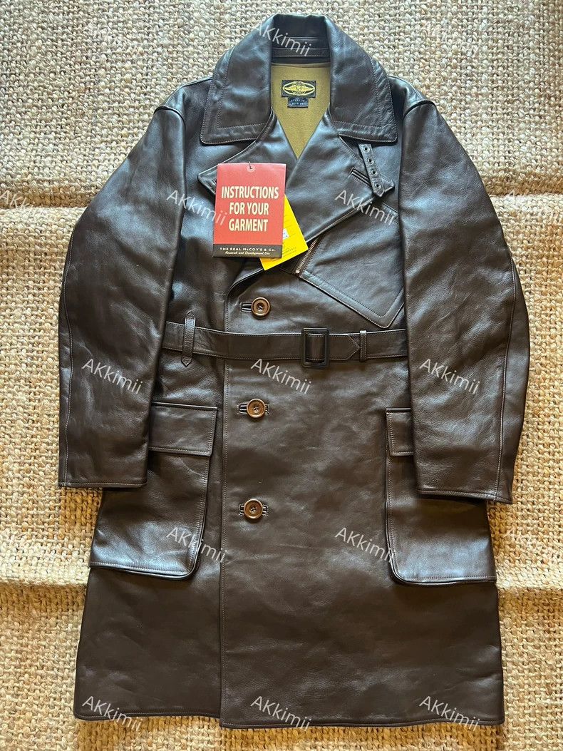 The Real McCoy's The REAL McCOY'S Replica WW1 Horsehide Aviator Coat发布成功 Size US L / EU 52-54 / 3 - 1 Thumbnail