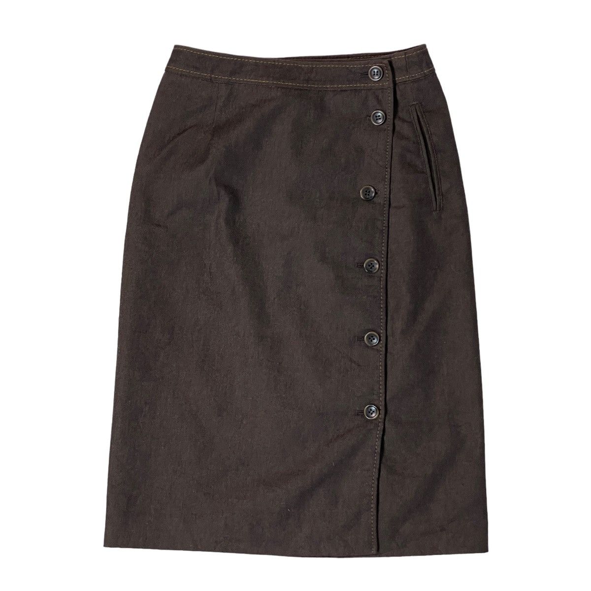 Trussardi 🔥LAST PRICE🔥 Trussardi Button Up Midi Skirt Size 40" / US 18 - 1 Thumbnail