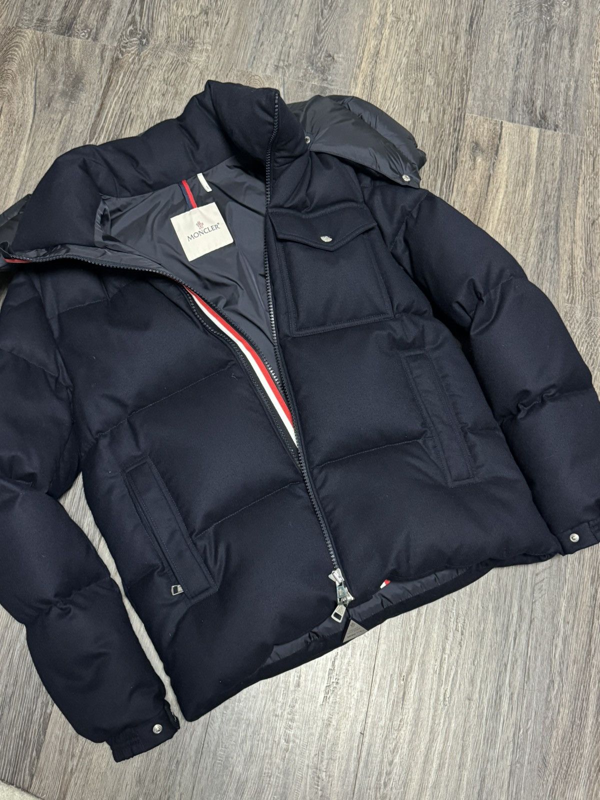 Moncler Moncler puff down jacket navy Size US S / EU 44-46 / 1 - 1 Thumbnail