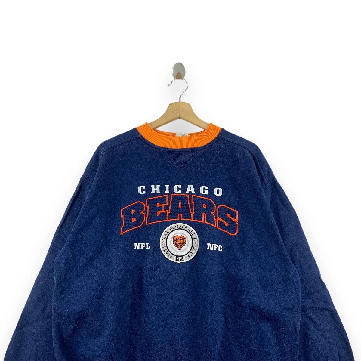 Lee Vintage 90’ CHICAGO BEARS NFL NFC Football Ringer Size US L / EU 52-54 / 3 - 6 Thumbnail