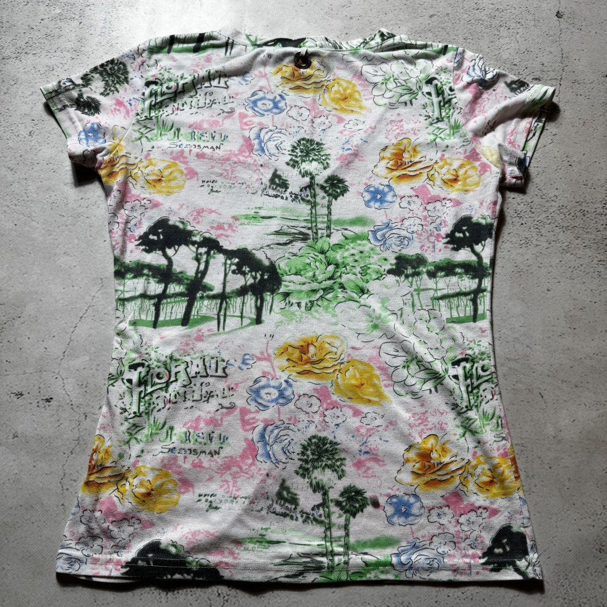 Designer × Vintage Save the Queen Y2K vintage flora print t shirt rare Size L / US 10 / IT 46 - 9 Thumbnail