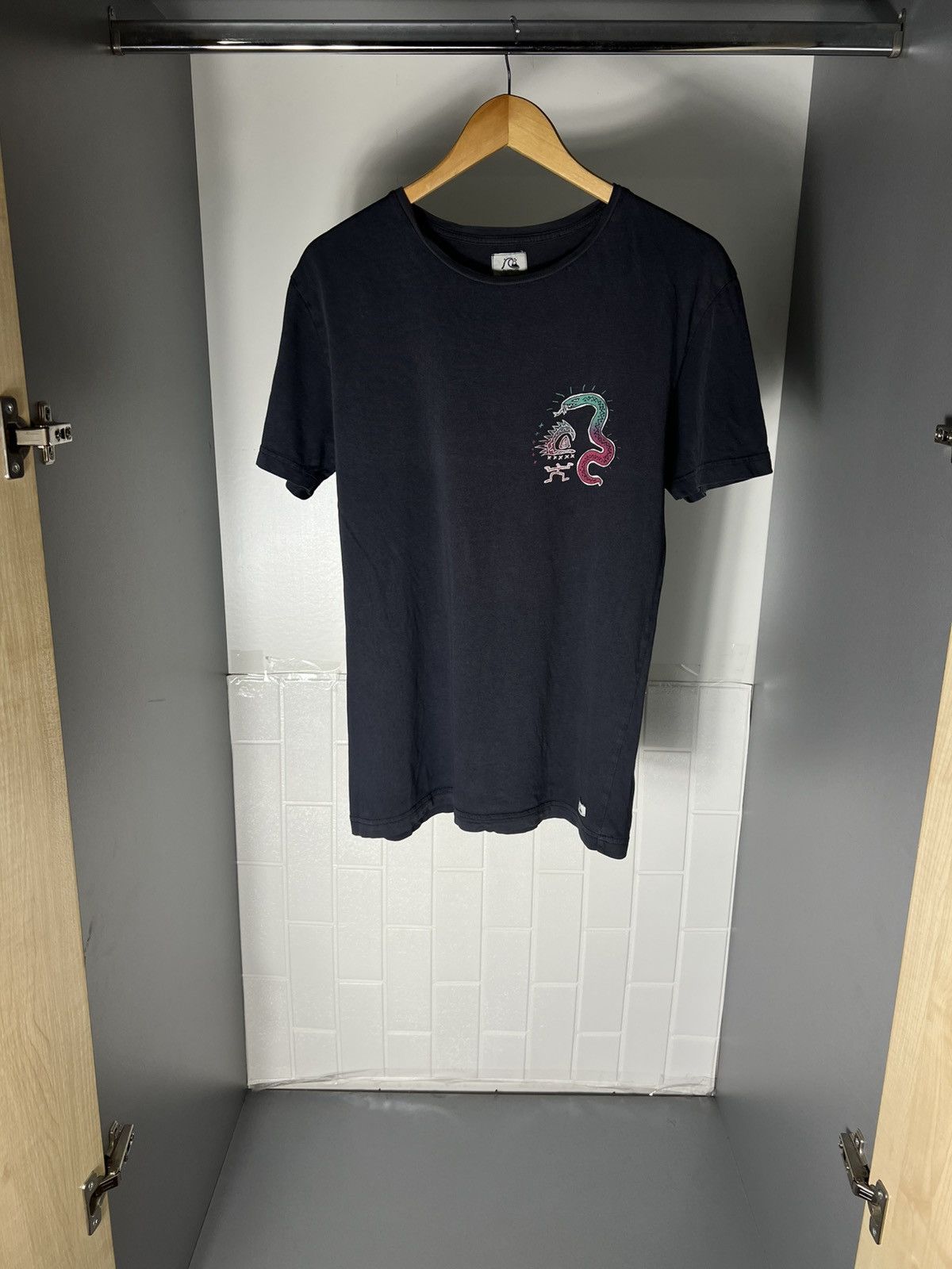 Quiksilver VINTAGE QUIKSILVER SURF GORPCORE RETRO DESIGNER T-SHIRT 90s Size US S / EU 44-46 / 1 - 4 Thumbnail