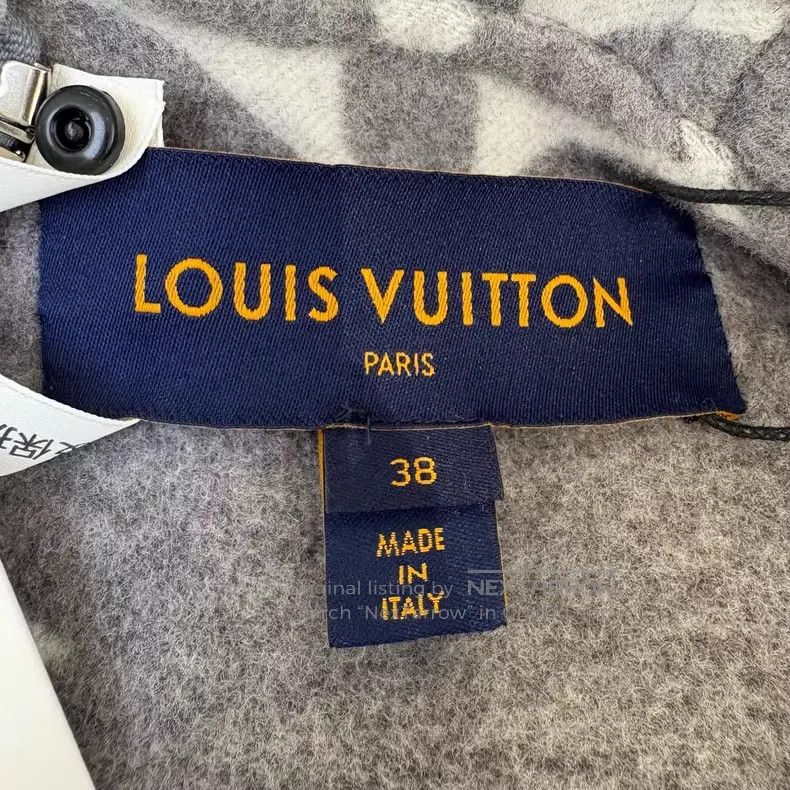 Louis Vuitton Louis Vuitton 21fw Half Zip Inside Full Logo Patchwork Hoo Size XS / US 0-2 / IT 36-38 - 7 Thumbnail