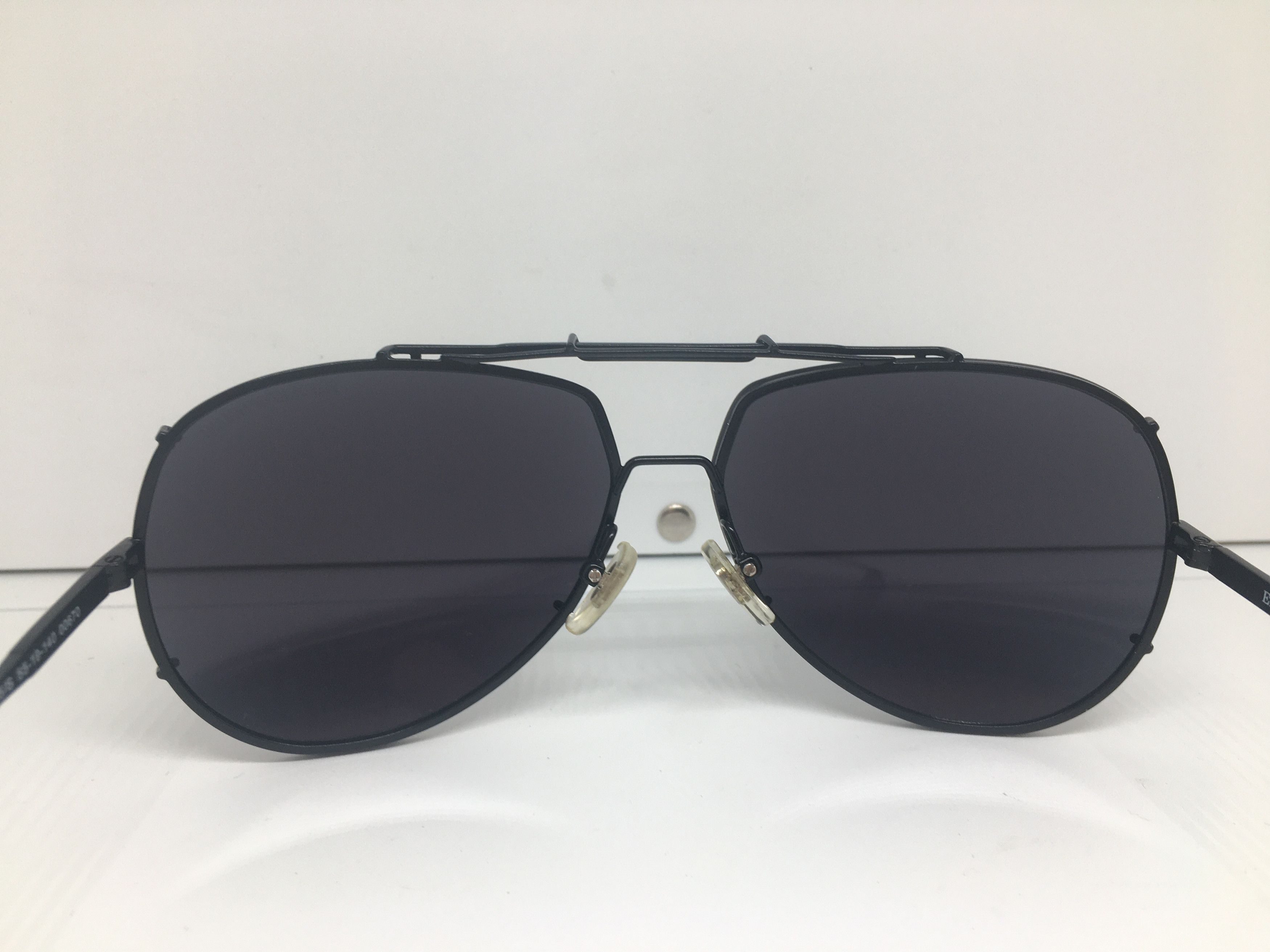 Emporio Armani Vintage Emporio Armani EA9885 Aviator Sunglasses Frame Pilot Size ONE SIZE - 5 Thumbnail