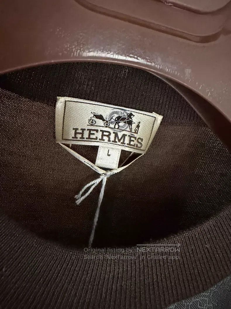 Hermes Hermes Men's Lightweight Knit Hoodie Size US L / EU 52-54 / 3 - 3 Thumbnail