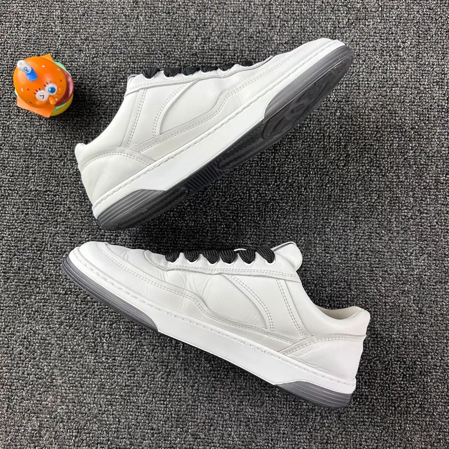 Chanel Chanel 24P White Leather Sneakers 36.5 Size US 6 / IT 36 - 3 Thumbnail