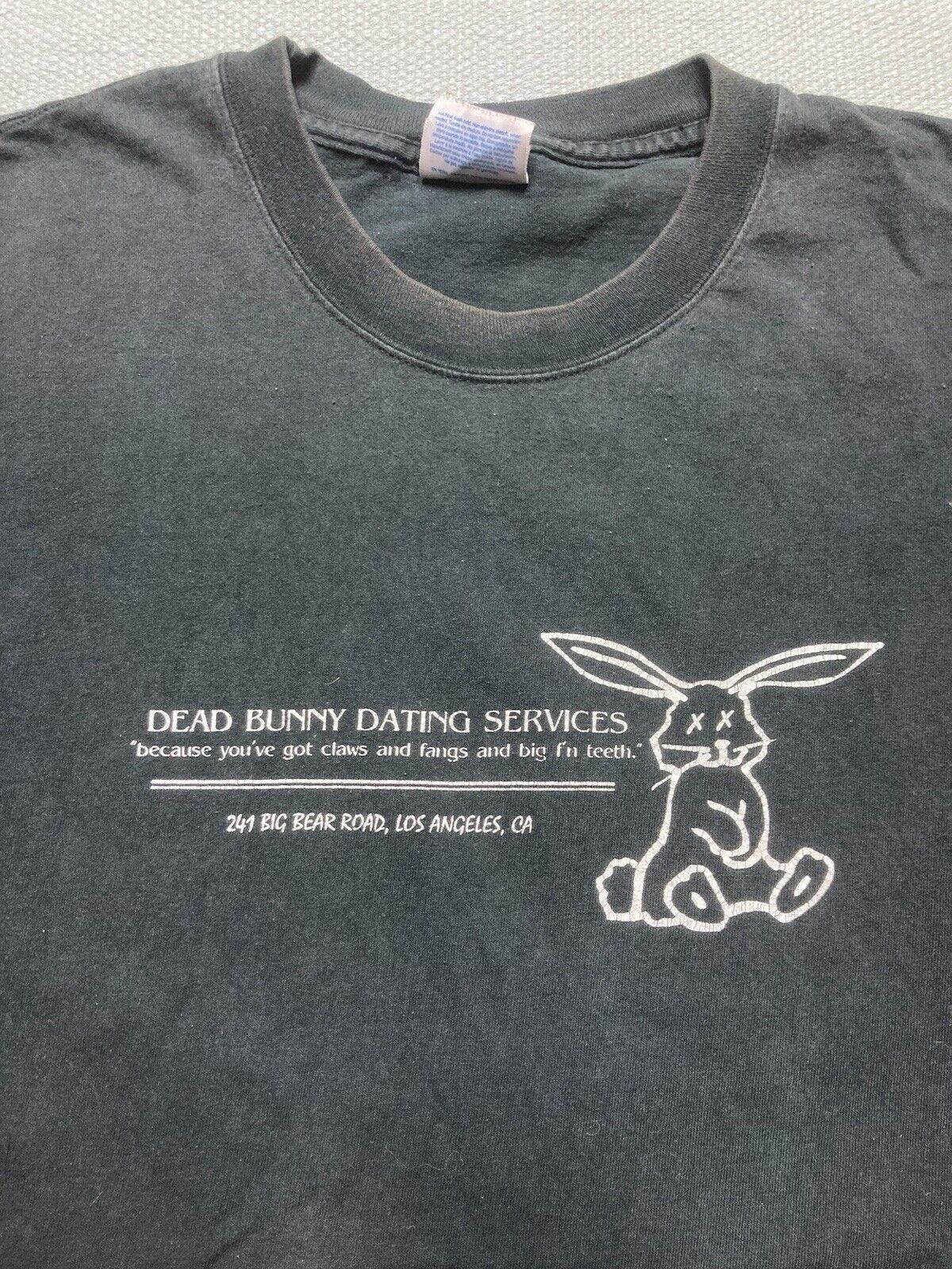 Hot Topic × Vintage y2k t shirt dead bunny dating services hot topic goth XXL Size US XXL / EU 58 / 5 - 2 Thumbnail