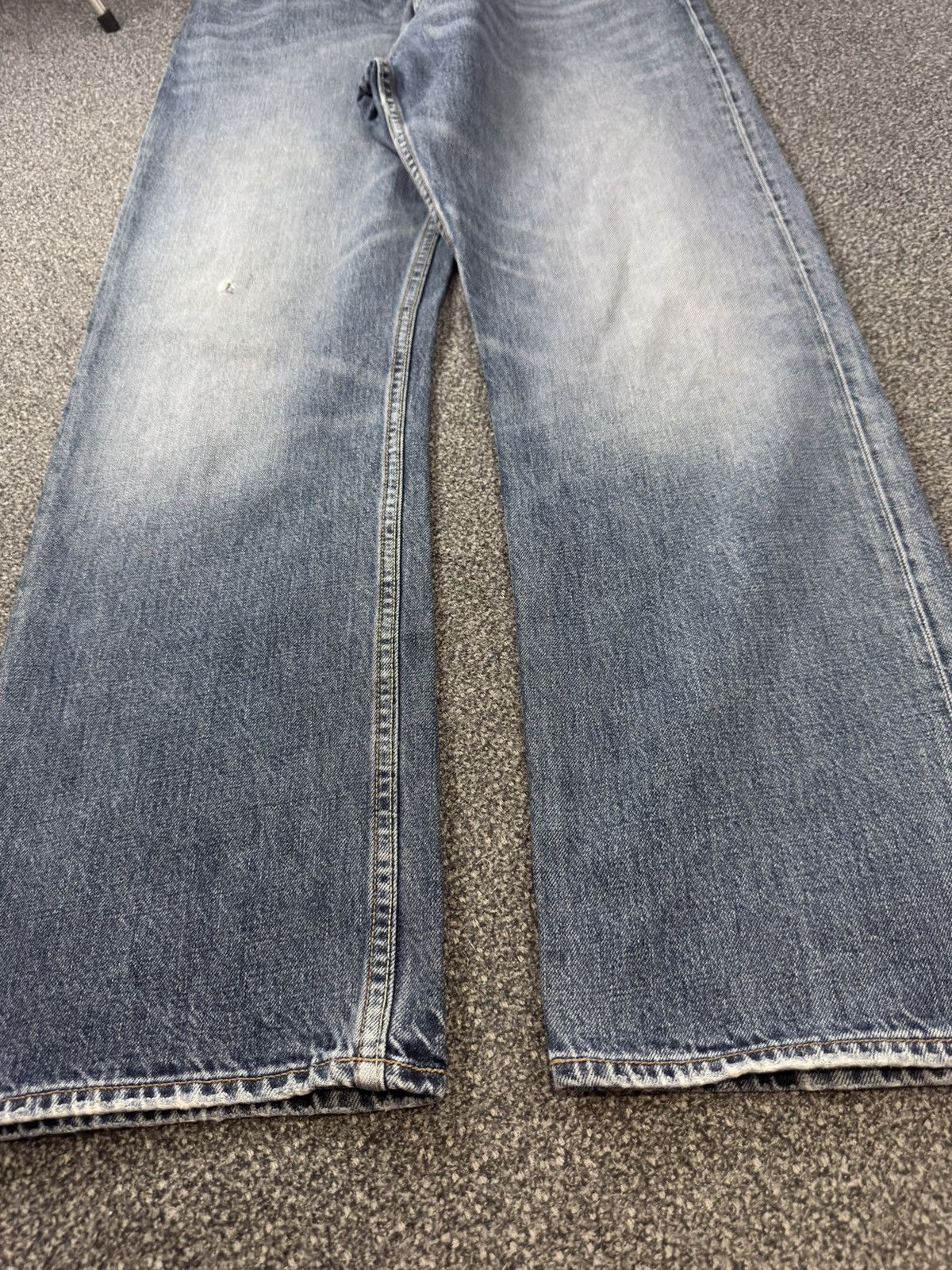 Gap Archives y2k Easy Fit Gap Age Washed Denim Wideleg Jeans Size US 36 / EU 52 - 6 Thumbnail