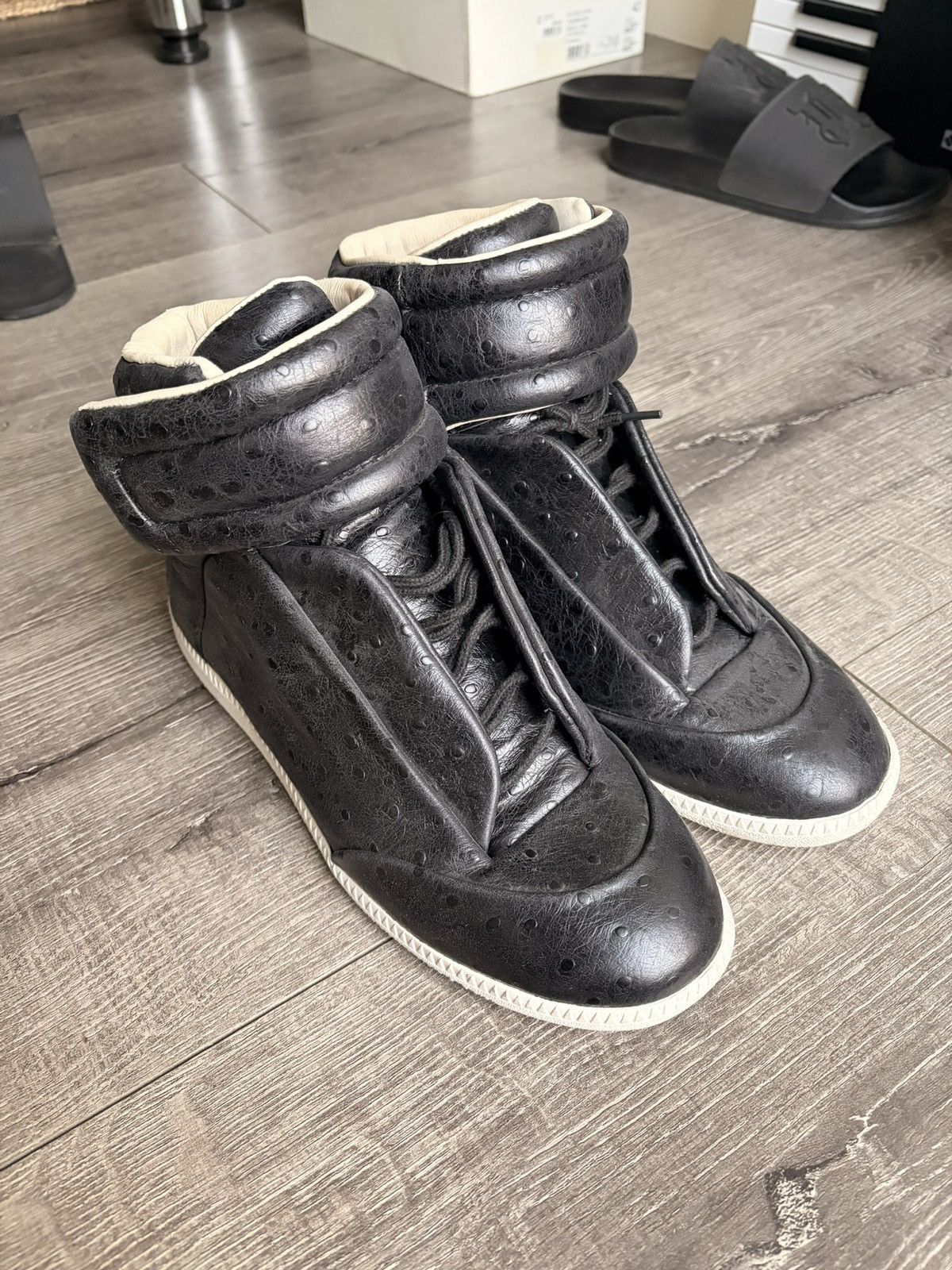 Ostrich Leather Future Sneakers