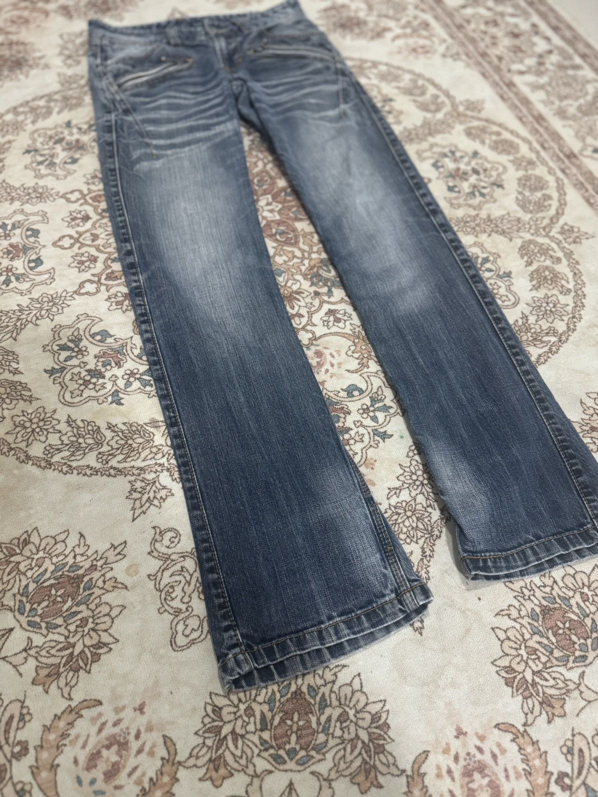 Japanese Brand × Nicole Club × Vintage Vintage Nicole Club For Men Flare Jeans Size US 30 / EU 46 - 2 Thumbnail