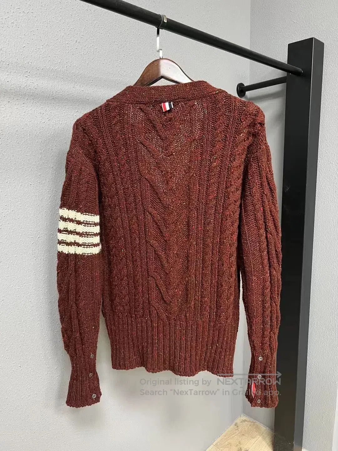 Thom Browne thom browne chunky cable knit cardigan. Size US M / EU 48-50 / 2 - 2 Thumbnail