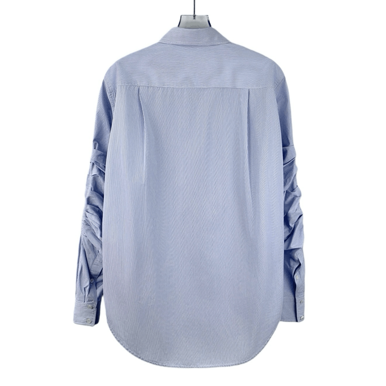 Celine Celine Shirt – Light Blue Stripe Cotton (Size XXS) Size XXS / US 00 / IT 34 - 7 Thumbnail