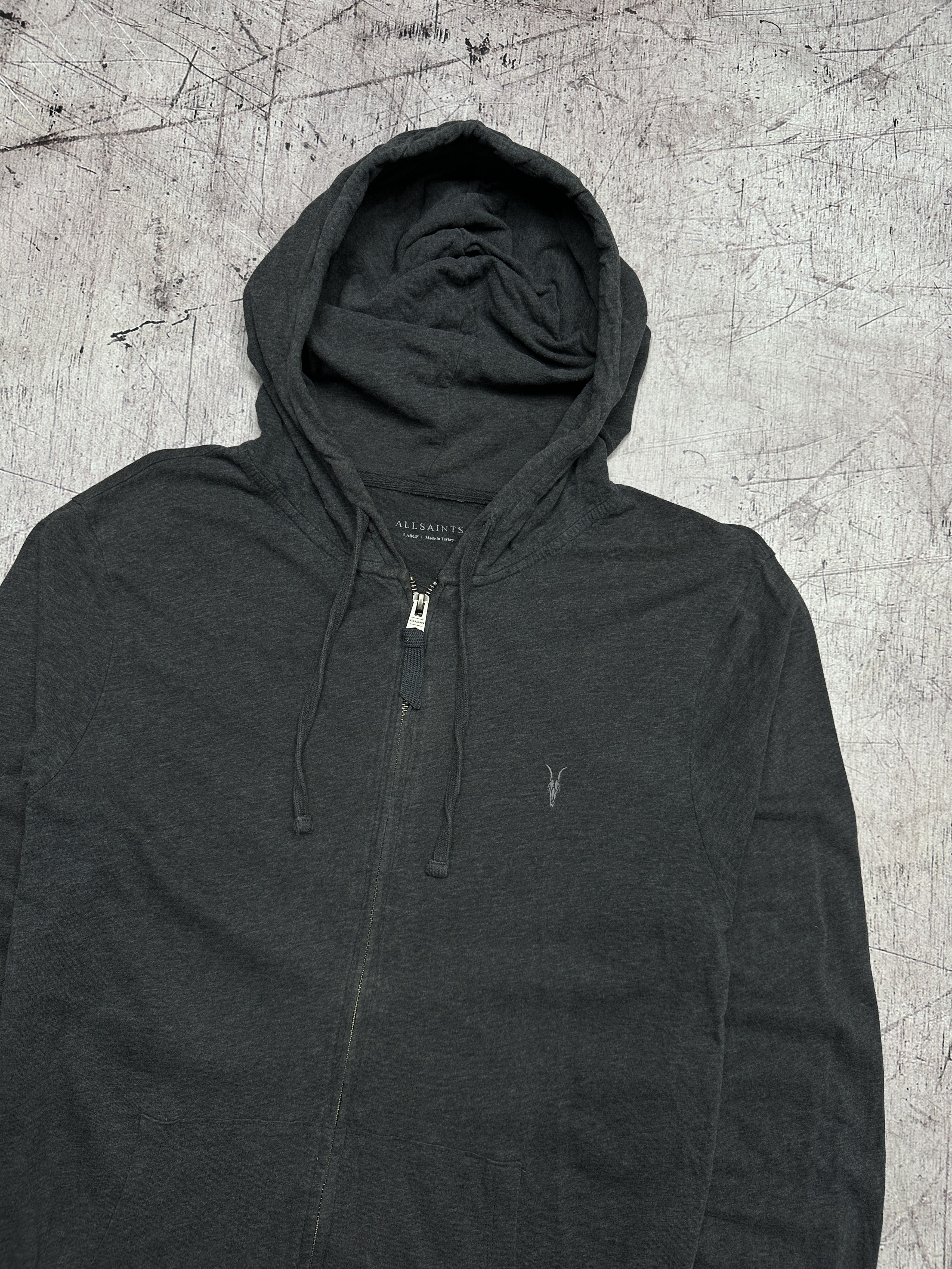 Allsaints Allsaints Mens Light Brace Zip Hoodie Size US L / EU 52-54 / 3 - 2 Thumbnail