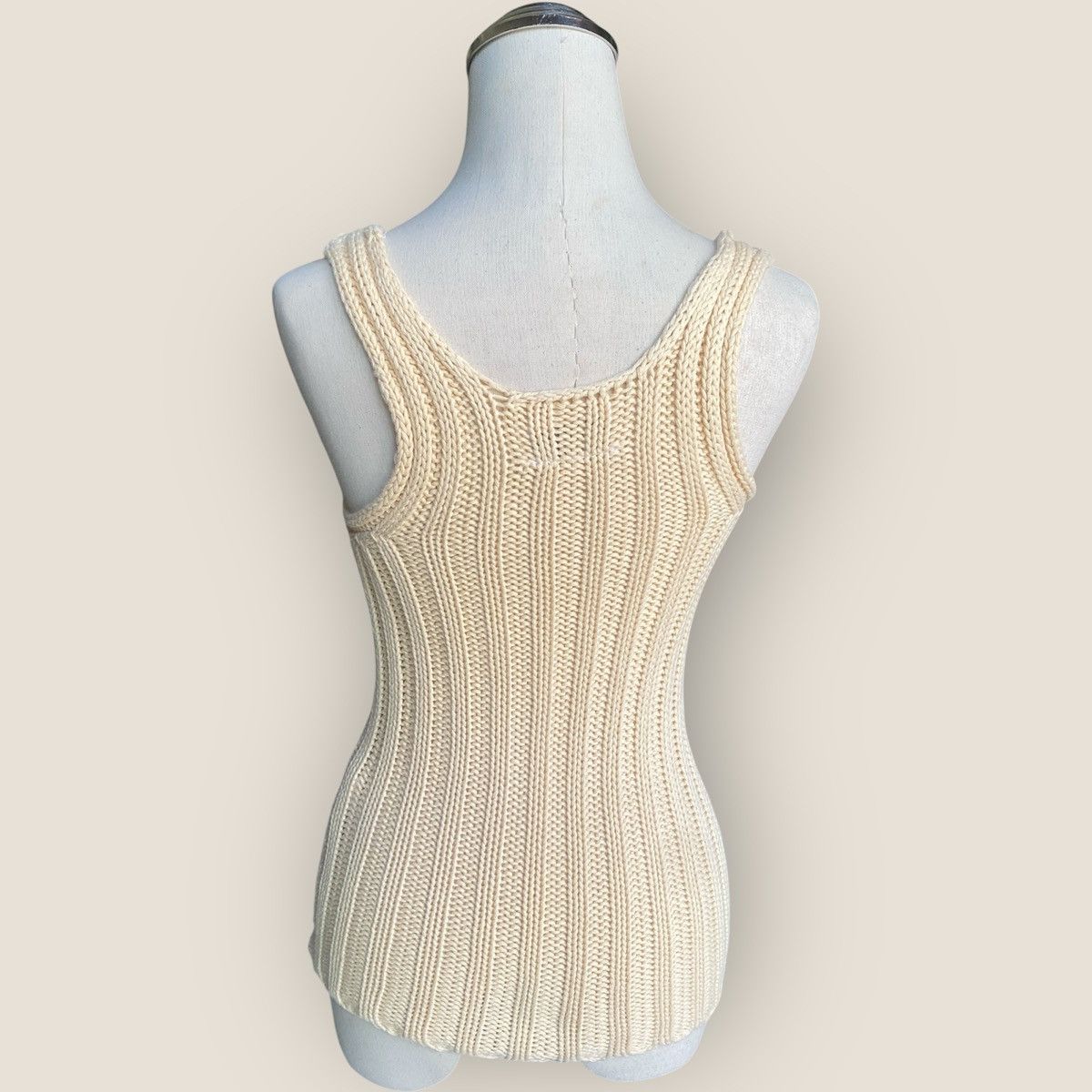 Maison Margiela archive MM6 SS06 Big Knit Tank Top Size M / US 6-8 / IT 42-44 - 5 Thumbnail