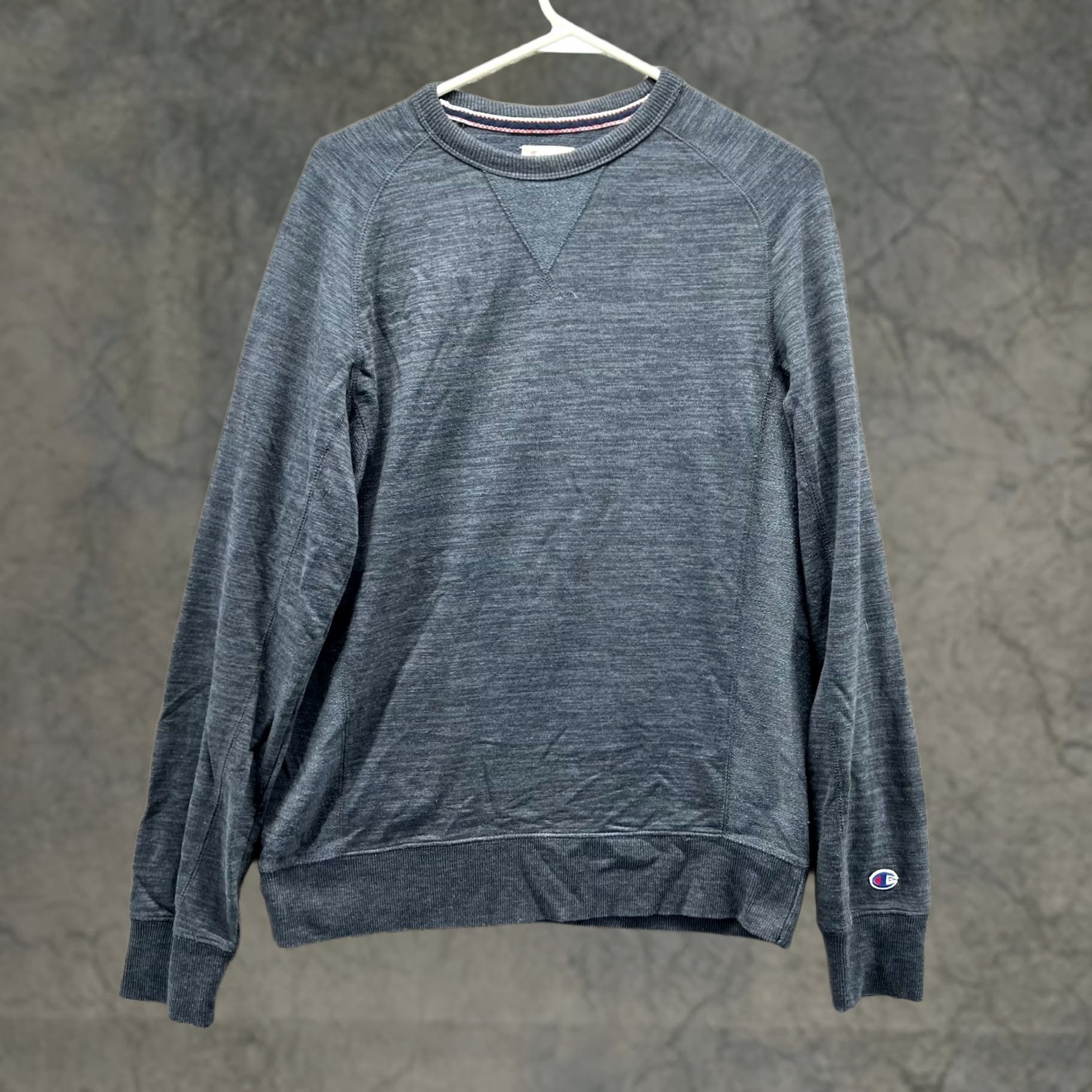 Champion VINTAGE Champion Sweatshirt Men Small Heather Grey Crewneck Long Fleece Pullover Size US S / EU 44-46 / 1 - 1 Thumbnail