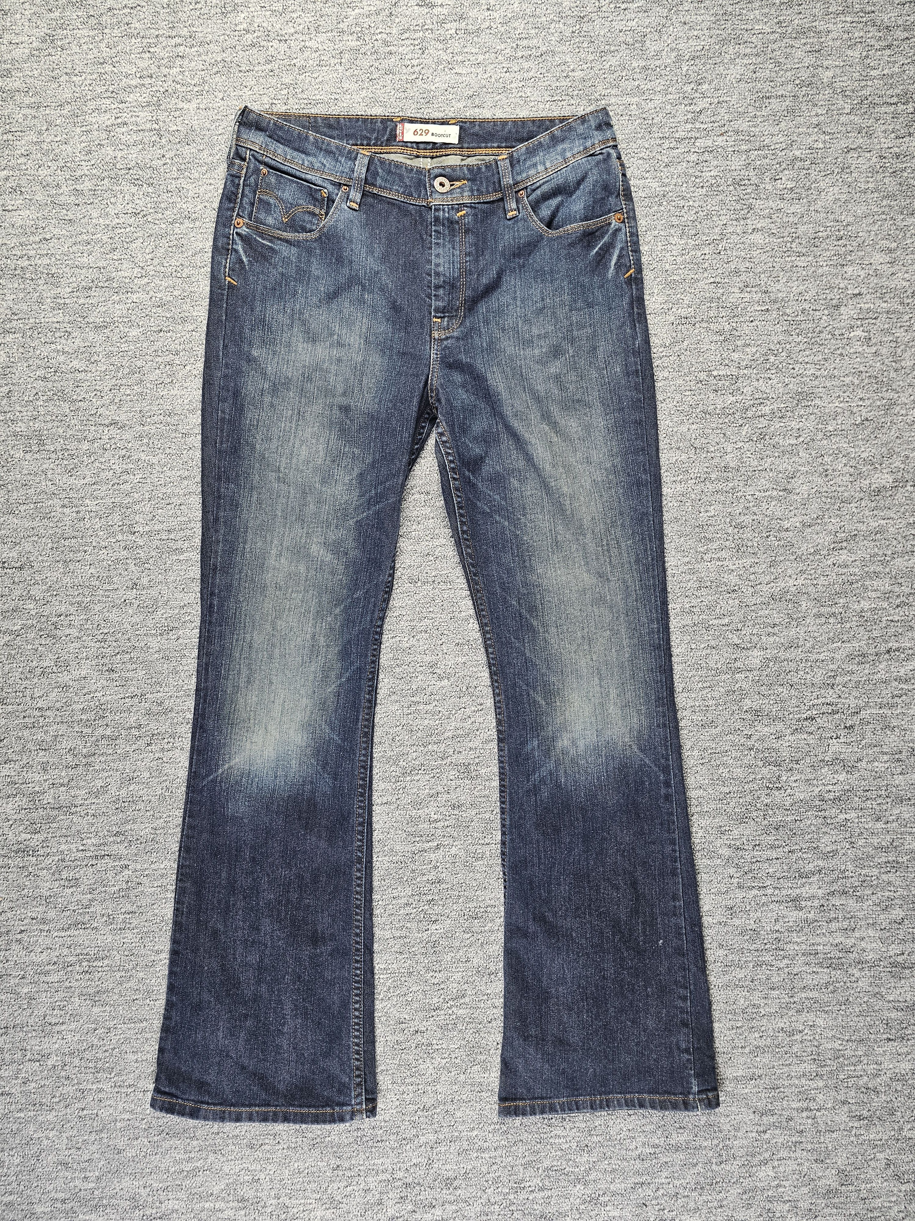 Levi's Vintage Levis 629 Bootcut Jeans Women 31x30 Blue Y2K Flare Size 31" - 1 Thumbnail