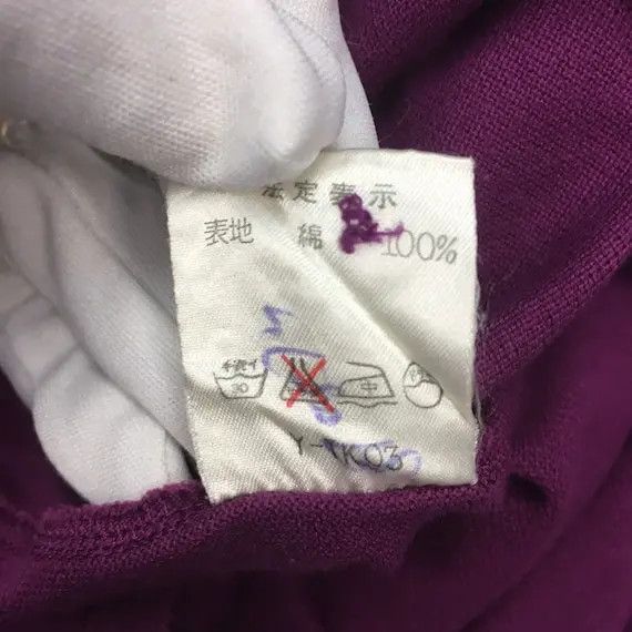 Dior Vtg CHRISTIAN DIOR PARIS Sports Purple Hoodie Made In Italy Size L / US 10 / IT 46 - 8 Thumbnail