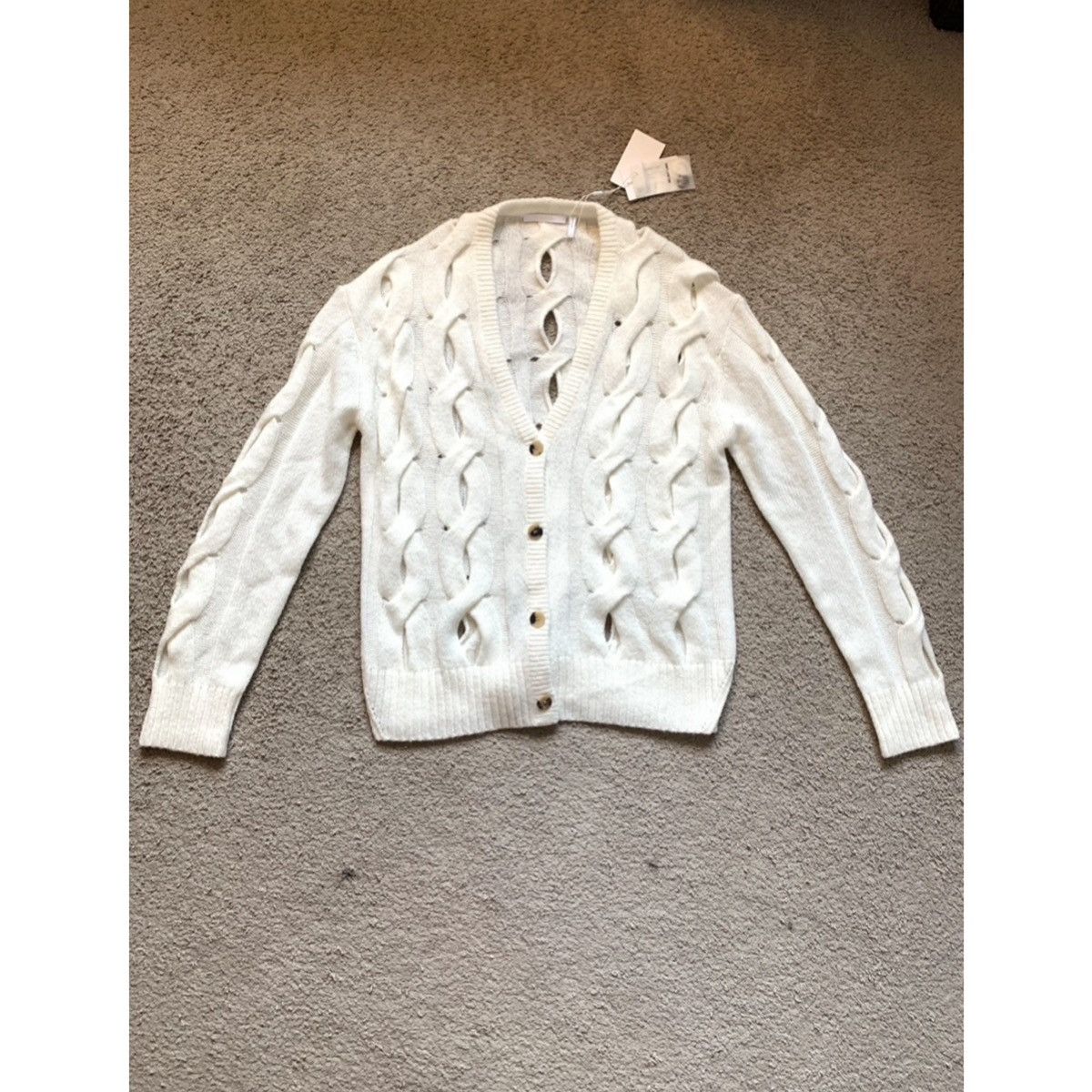 Helmut Lang HELMUT LANG CUT OUT CARDIGAN Size US M / EU 48-50 / 2 - 24 Thumbnail