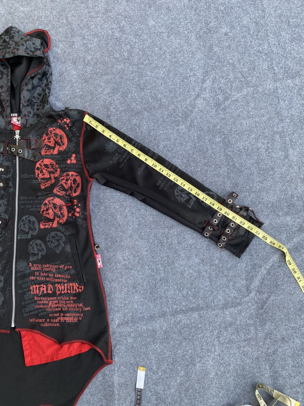Issey Miyake Vintage mad punk gothic jacket Size M / US 6-8 / IT 42-44 - 25 Thumbnail