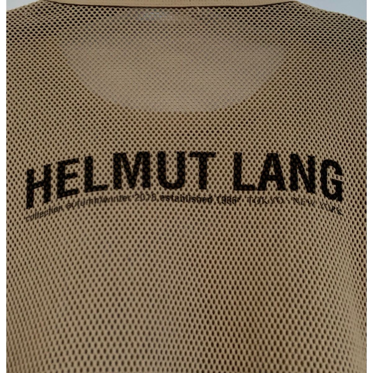 Helmut Lang HELMUT LANG BROWN LOGO MESH TOP Size US M / EU 48-50 / 2 - 2 Thumbnail