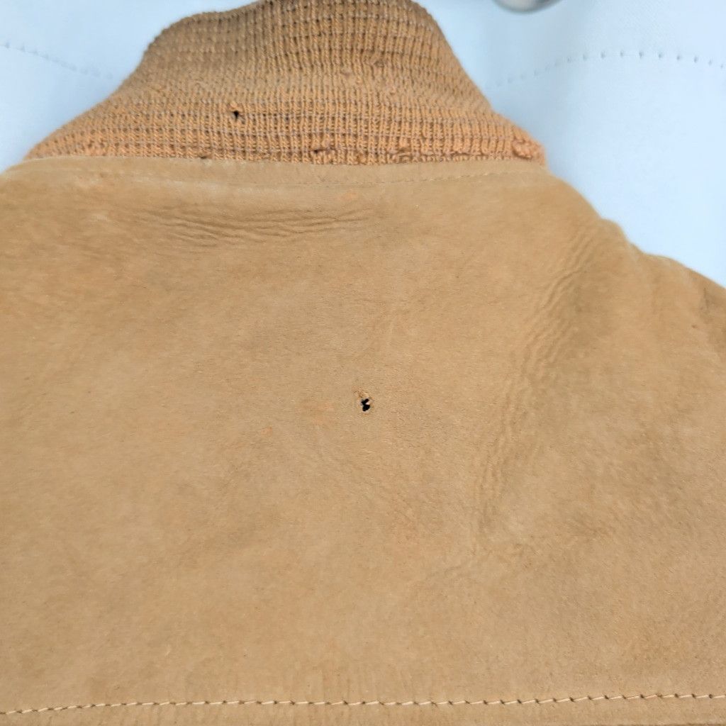 Vintage True Vintage Nubuck Leather Bomber Jacket Size US XS / EU 42 / 0 - 10 Thumbnail