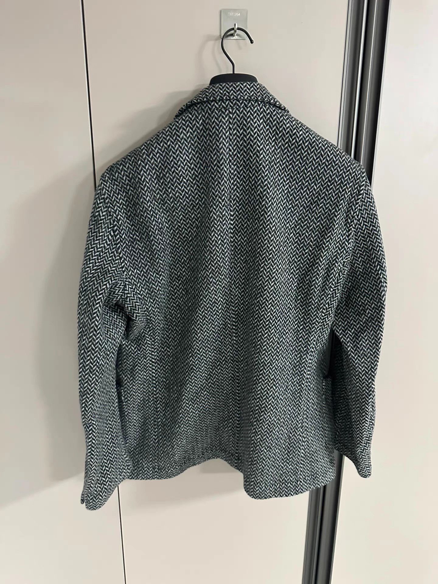 Lardini Lardini Wool-Cashmere Herringbone Blazer K18 Size US S / EU 44-46 / 1 - 2 Thumbnail