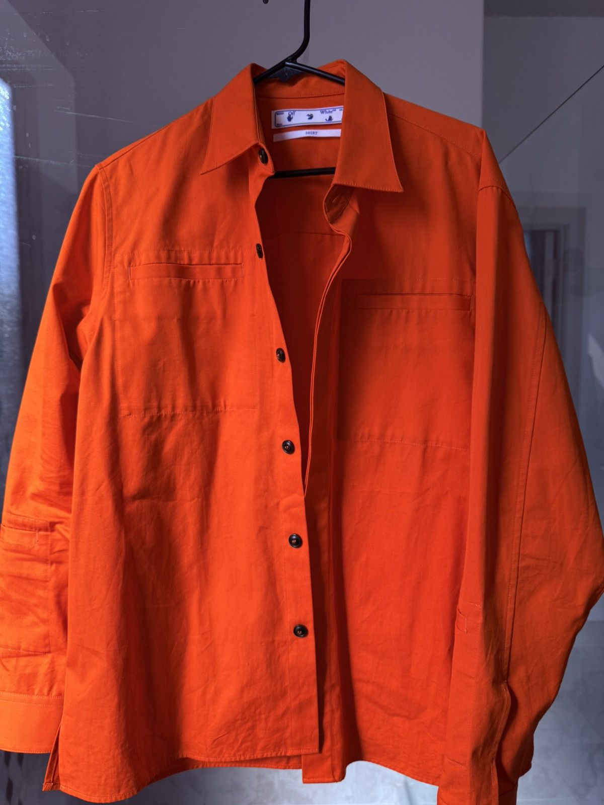 Off-White Off-White Orange Workwear Overshirt Jacket Size US M / EU 48-50 / 2 - 13 Thumbnail