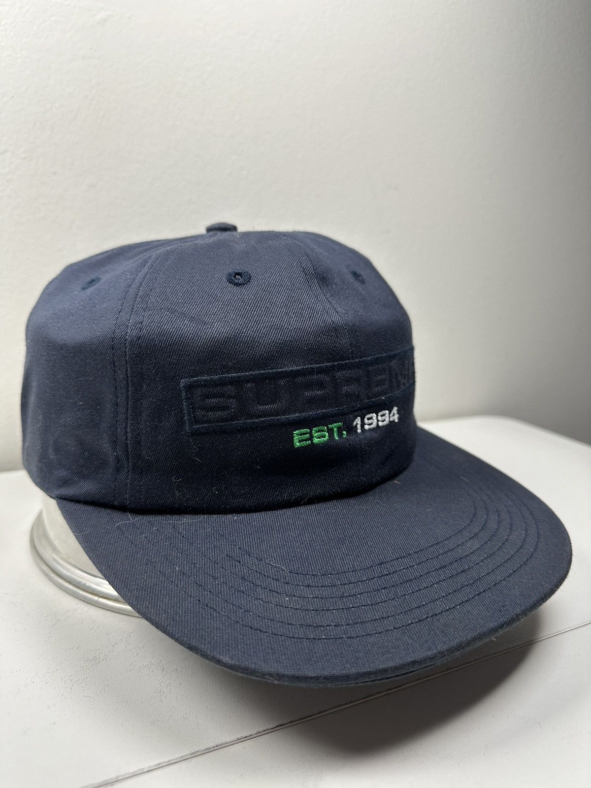 Supreme Supreme Embossed Logo 6-Panel Cap Hat Size ONE SIZE - 3 Thumbnail