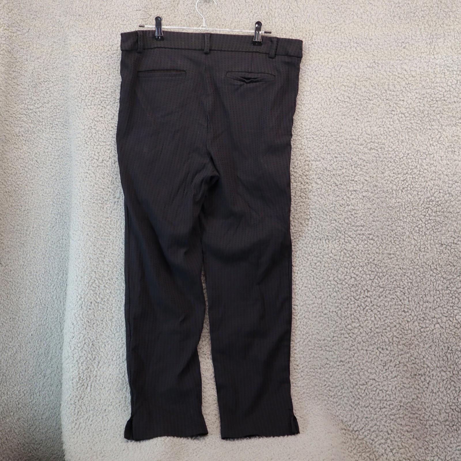 Other RAFAELLA Casual Dress Pants - 10P - Black Pin Stripes Size 32" / US 10 / IT 46 - 8 Thumbnail