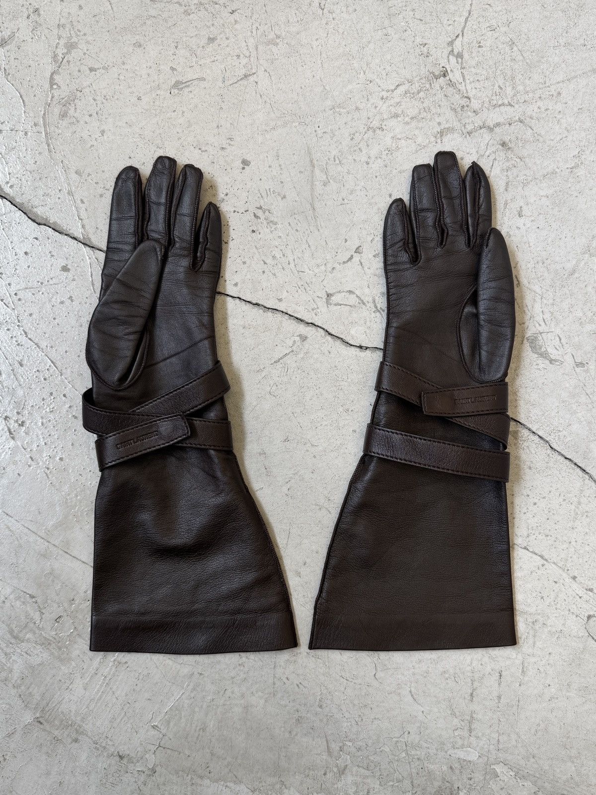 Saint Laurent Paris AVAITOR GLOVES Size ONE SIZE - 3 Thumbnail