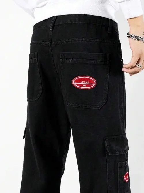 Jean Kiuchi x Mari Cargo Pocket Denim Jeans Straight fit Size US 32 / EU 48 - 4 Thumbnail