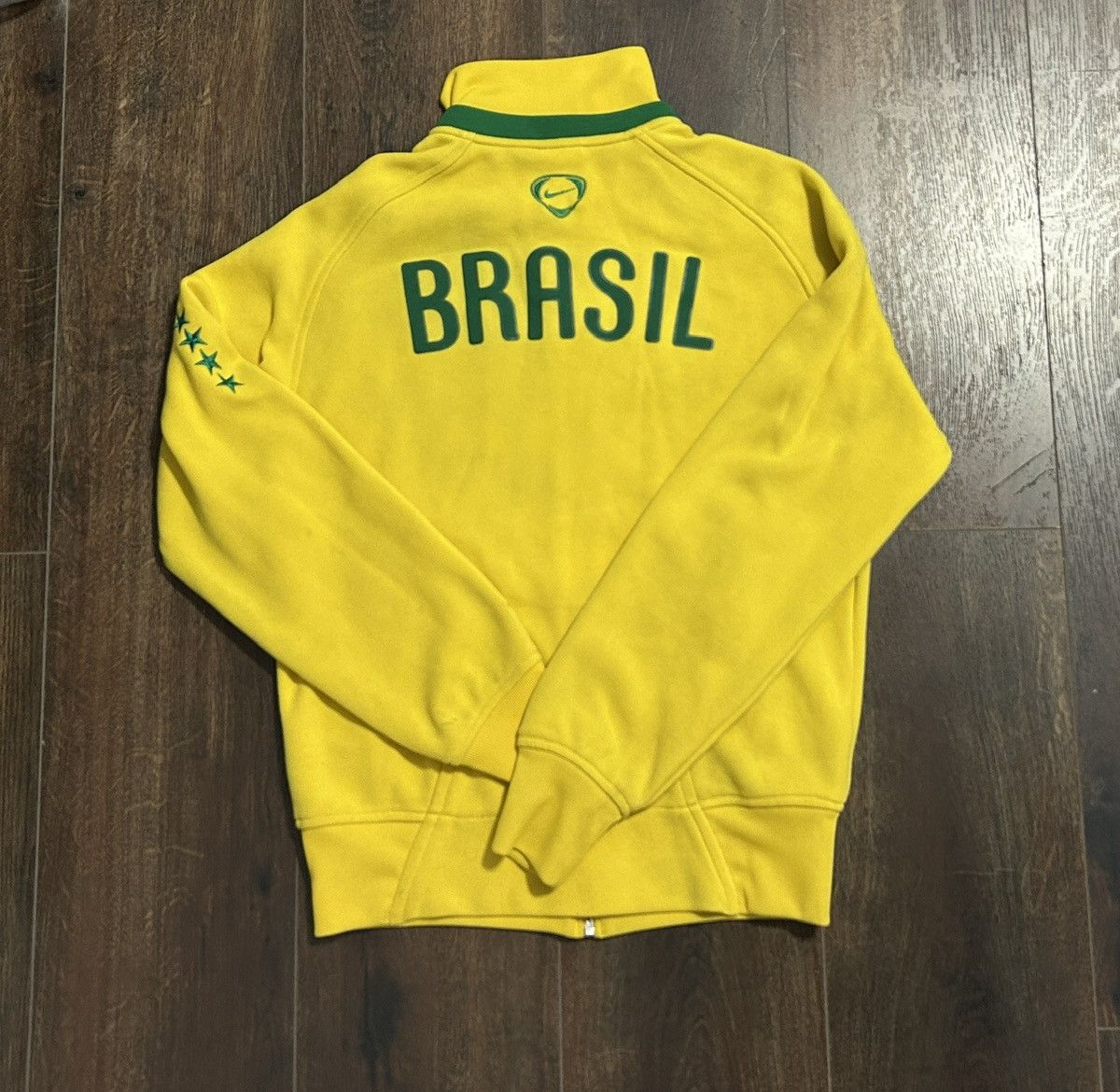 Nike Retro BRAZIL 2008 Home Jacket Nike Authentic Size US S / EU 44-46 / 1 - 4 Thumbnail