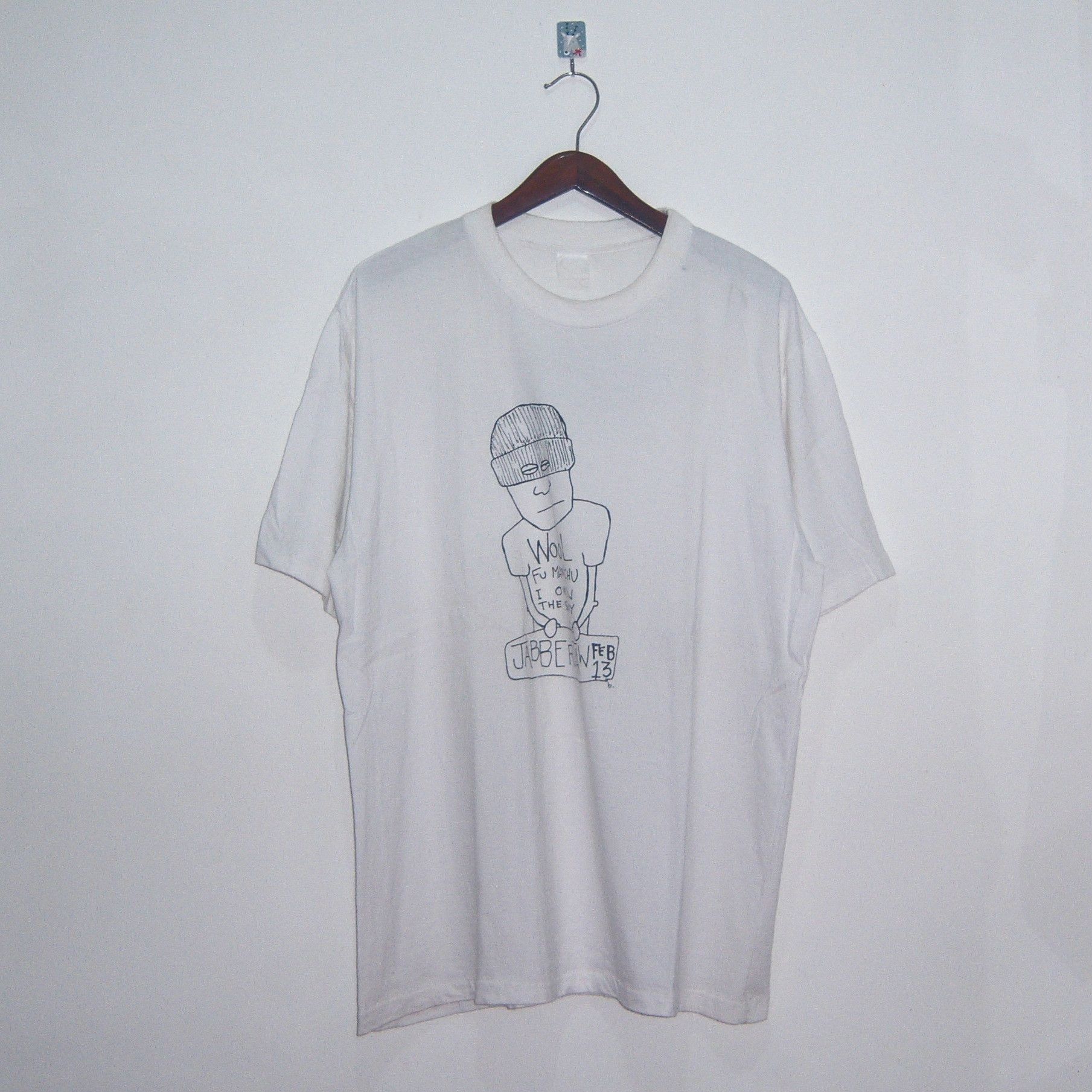 Band Tees × Vintage 90s Wool And Fu Manchu T Shirt / Noise Band Tees Size US XL / EU 56 / 4 - 1 Thumbnail