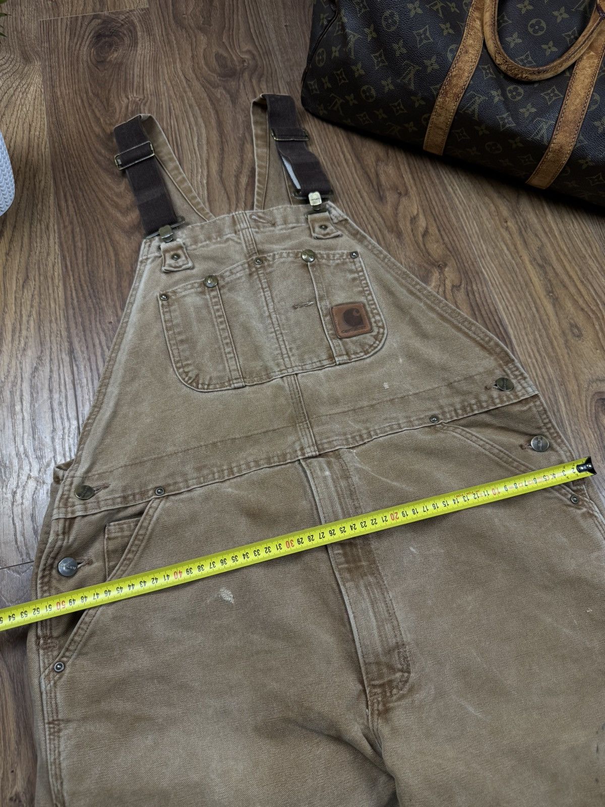 Carhartt Vintage overall jeans Carhartt original casual skate item Size US 39 - 5 Thumbnail