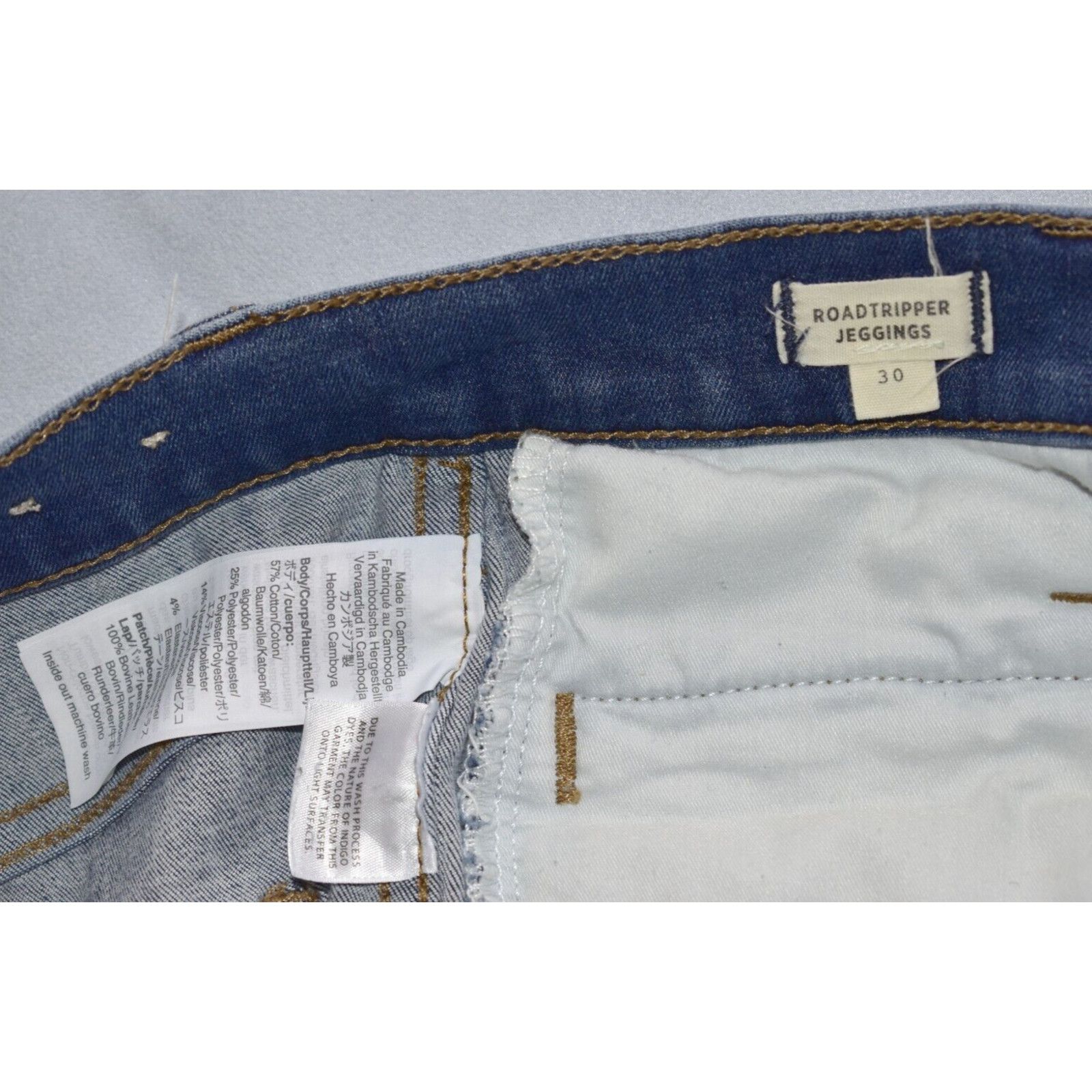 Madewell NEW MADEWELL Pockets Slim Leg Roadtripper Jeggings Jeans 30 Size 30" / US 8 / IT 44 - 6 Thumbnail