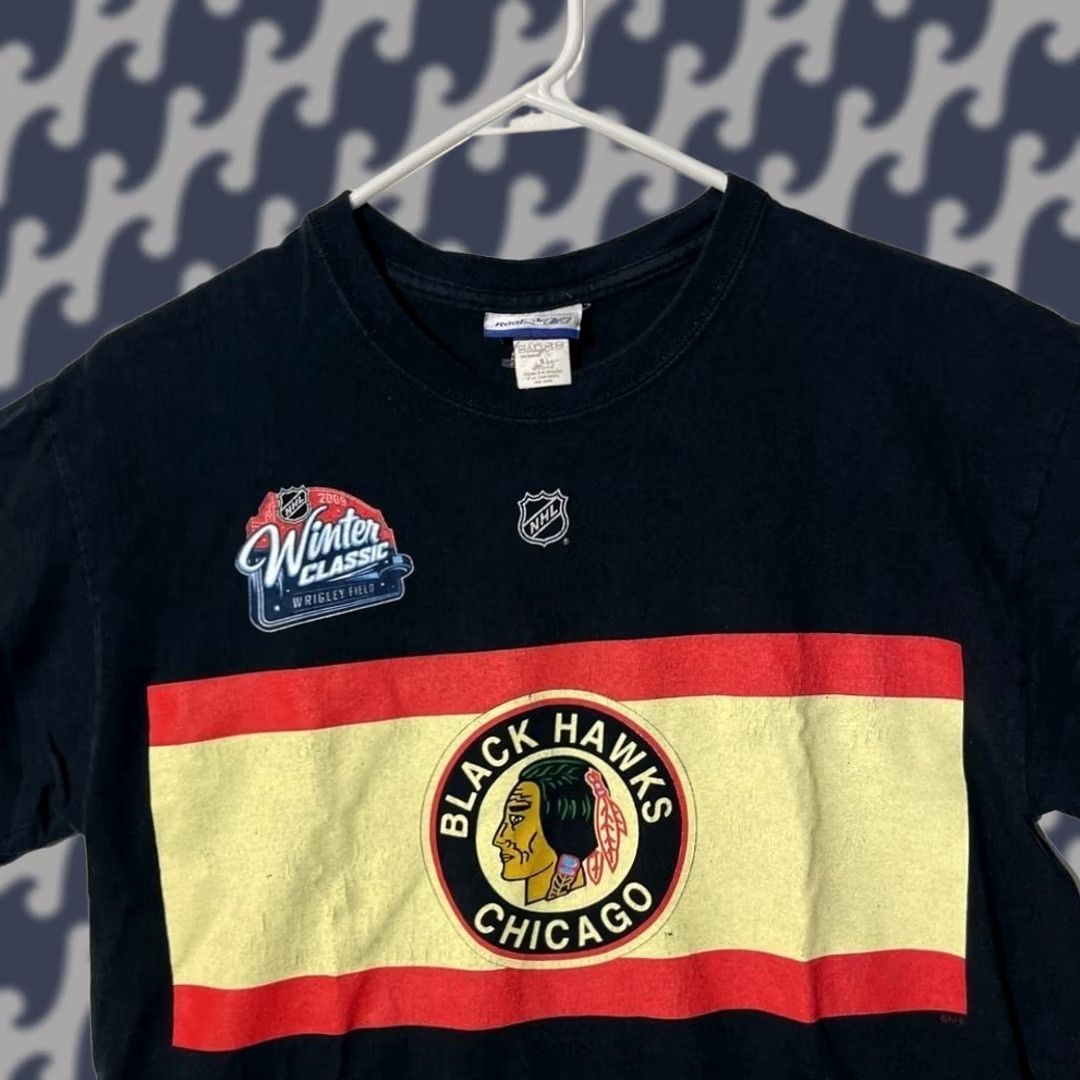 Reebok Reebok Chicago Blackhawks Duncan Keith 2009 Winter Classic NHL T-Shirt Mens S Size US S / EU 44-46 / 1 - 1 Thumbnail