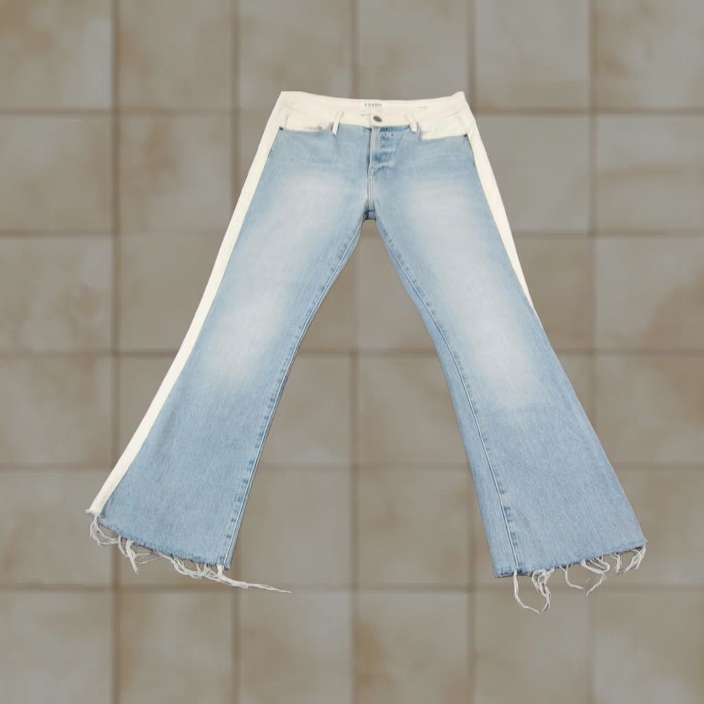 Frame Frame Jeans Womens 29 Blue Mini Bootcut Crop denim USA Made Size 29" - 1 Thumbnail