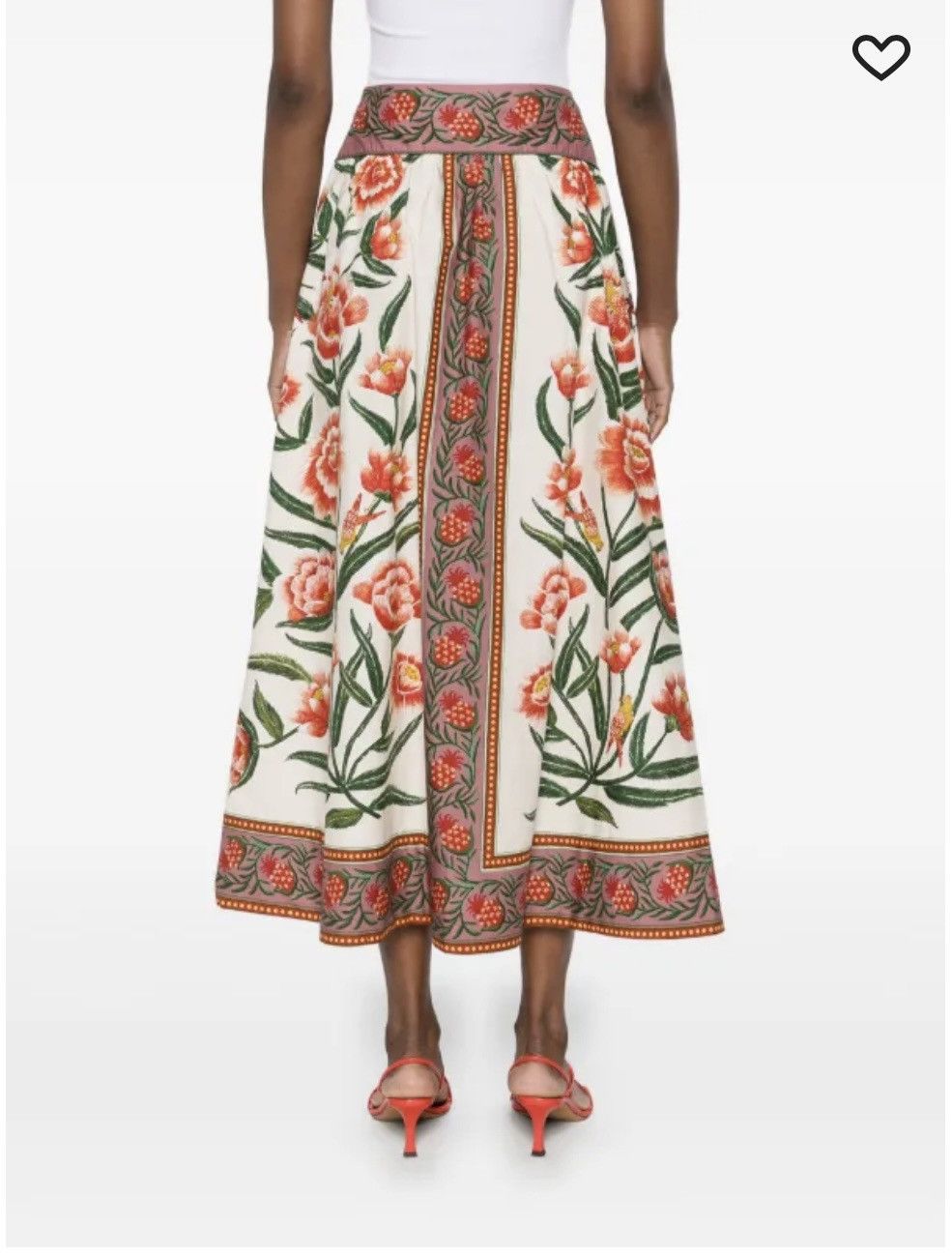 Farm Rio New Season FARM Rio Ainika midi skirt Size 27" / US 4 / IT 40 - 2 Thumbnail