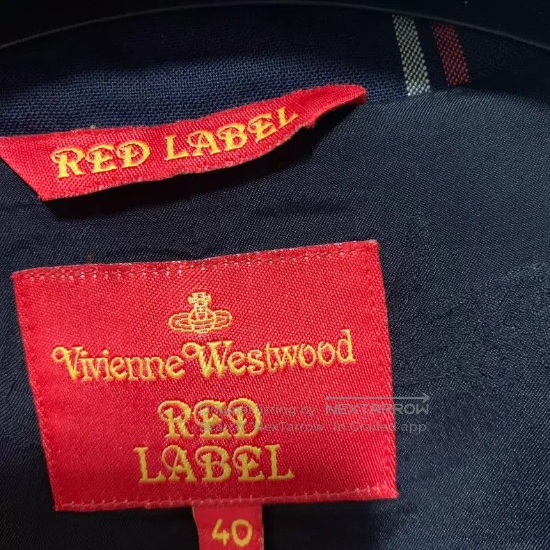 Vivienne Westwood Vivienne Westwood Blue and Black Striped Wool Blazer Size S / US 4 / IT 40 - 7 Thumbnail