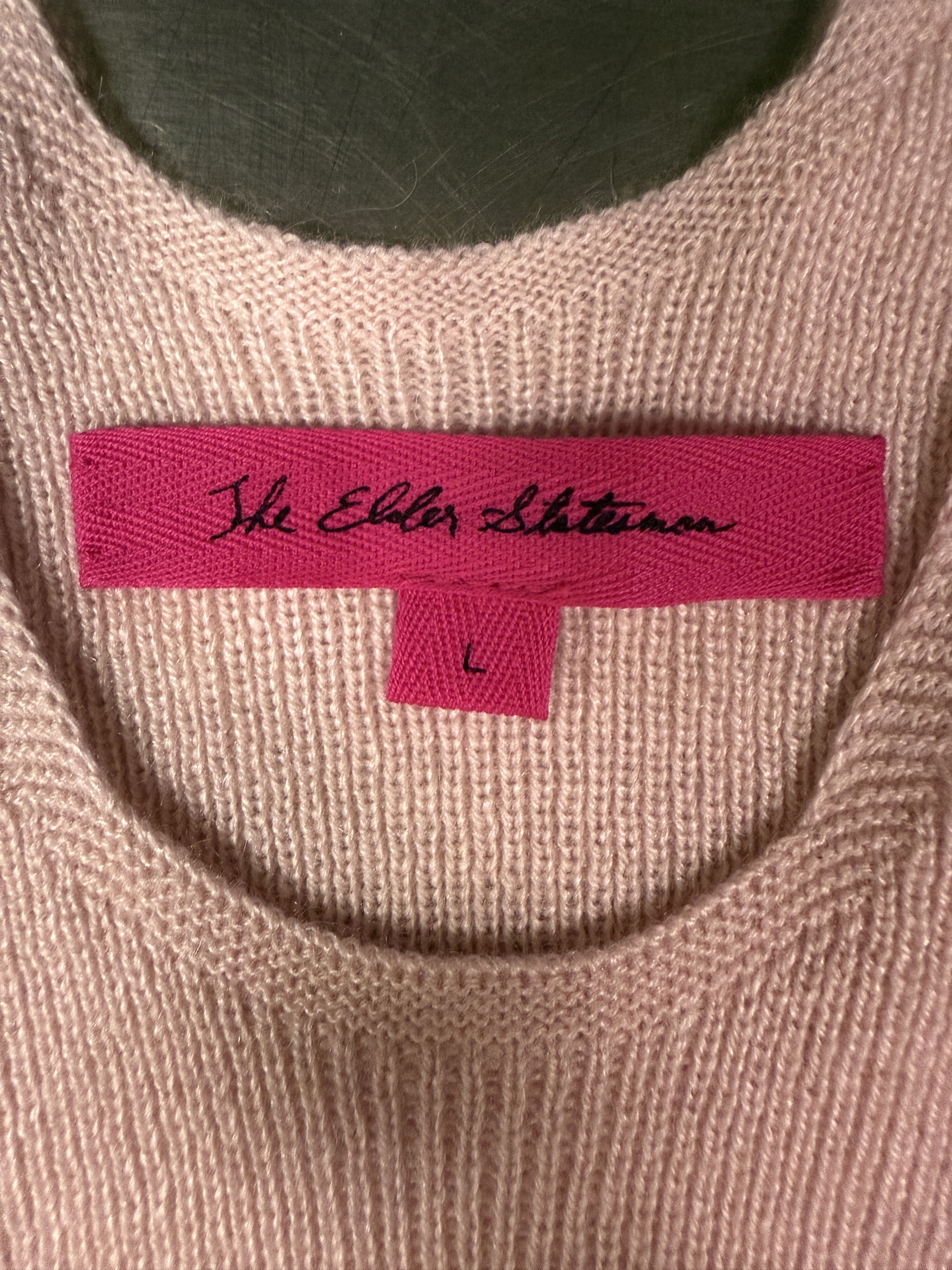 The Elder Statesman $395 The Elder Statesman Delicash Baby Pink Tank Top Size L / US 10 / IT 46 - 9 Thumbnail