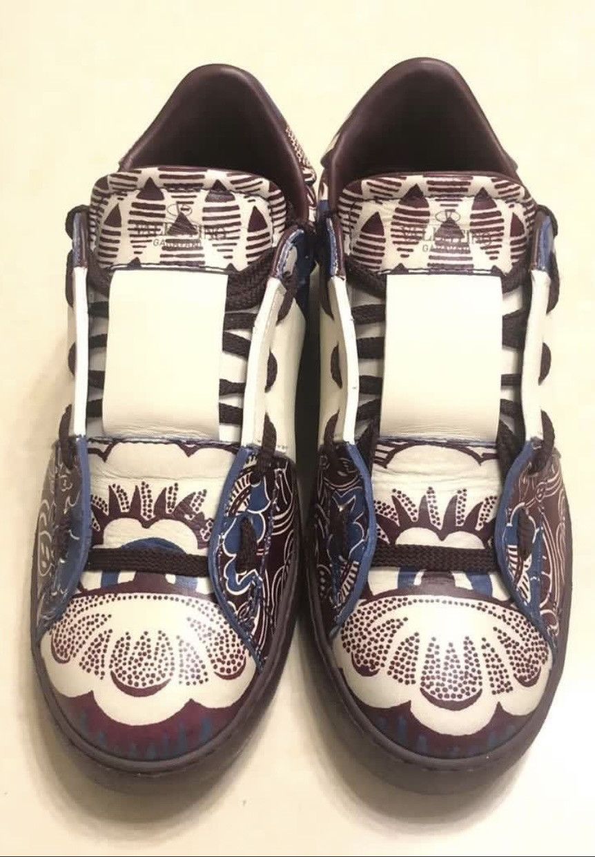 Valentino Valentino limited edition sneakers in chocolate white Size US 8 / IT 38 - 1 Thumbnail