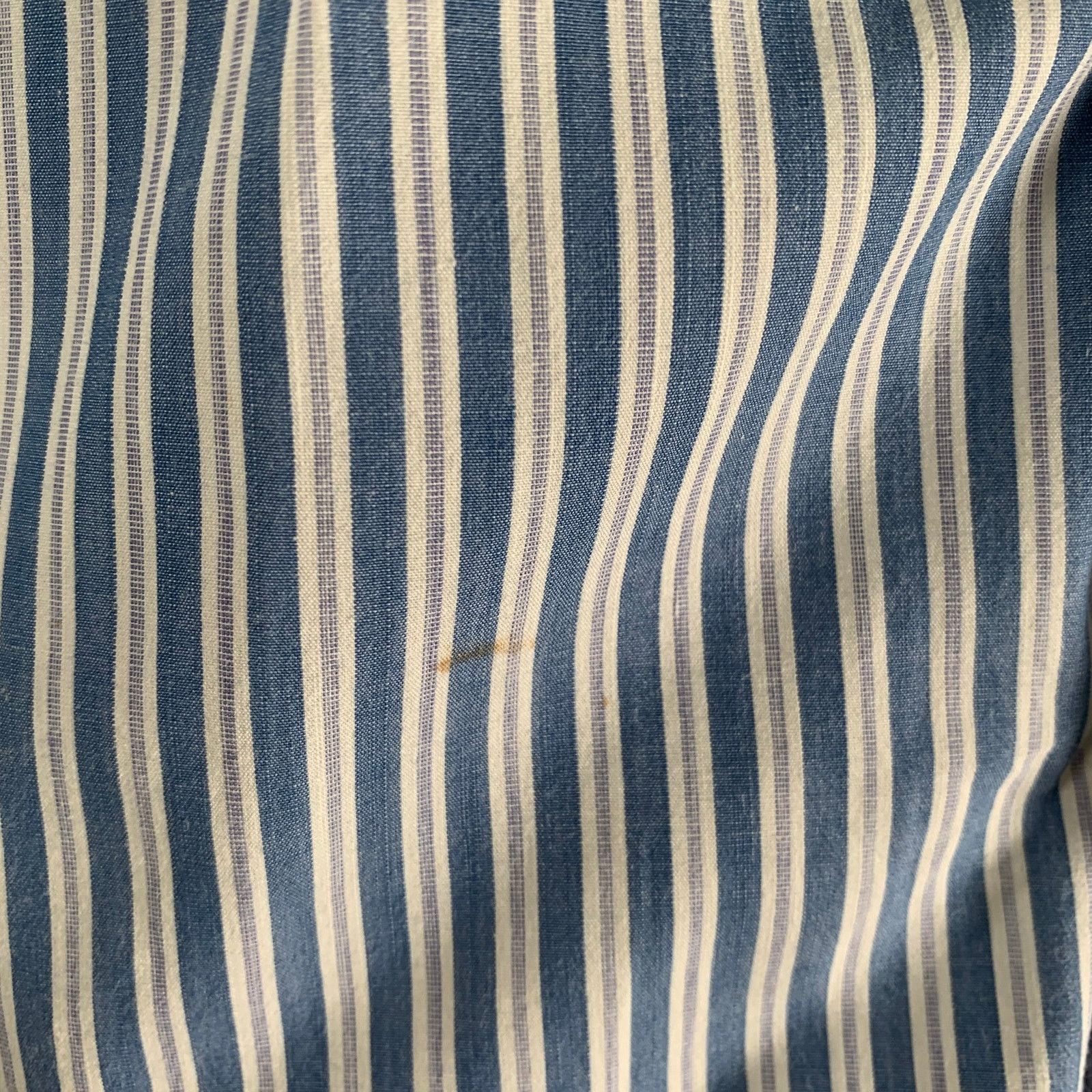 Other LODEN DAGER S Blue White Stripe Cotton Pointed Collar LS Size US S / EU 44-46 / 1 - 7 Thumbnail