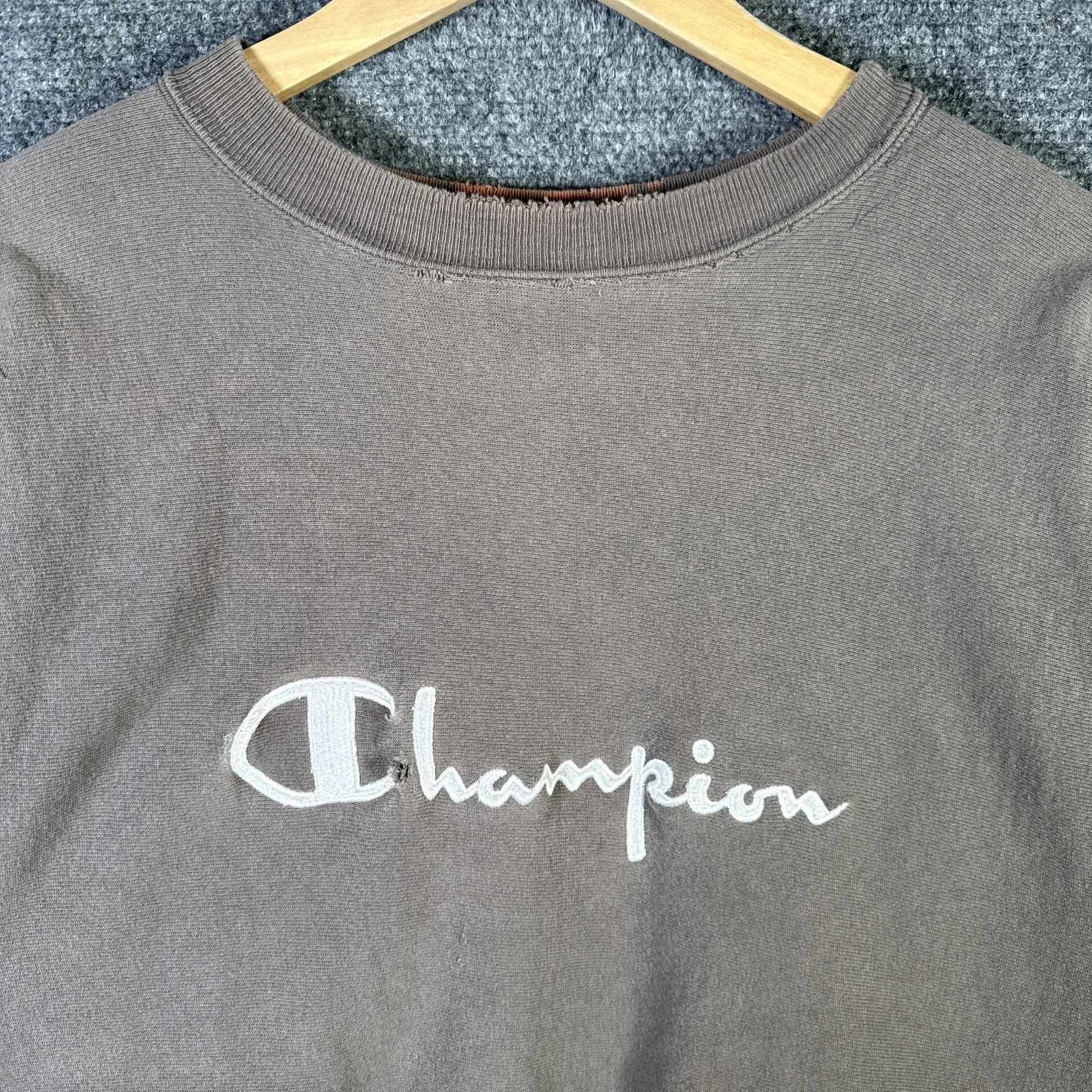 Champion Vintage Champion Reverse Weave Sweatshirt Large Gray 90s Size US L / EU 52-54 / 3 - 2 Thumbnail