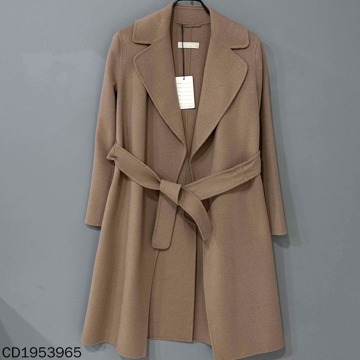 Max Mara Max Mara Wool Beige Coat XS Women Size XS / US 0-2 / IT 36-38 - 1 Thumbnail