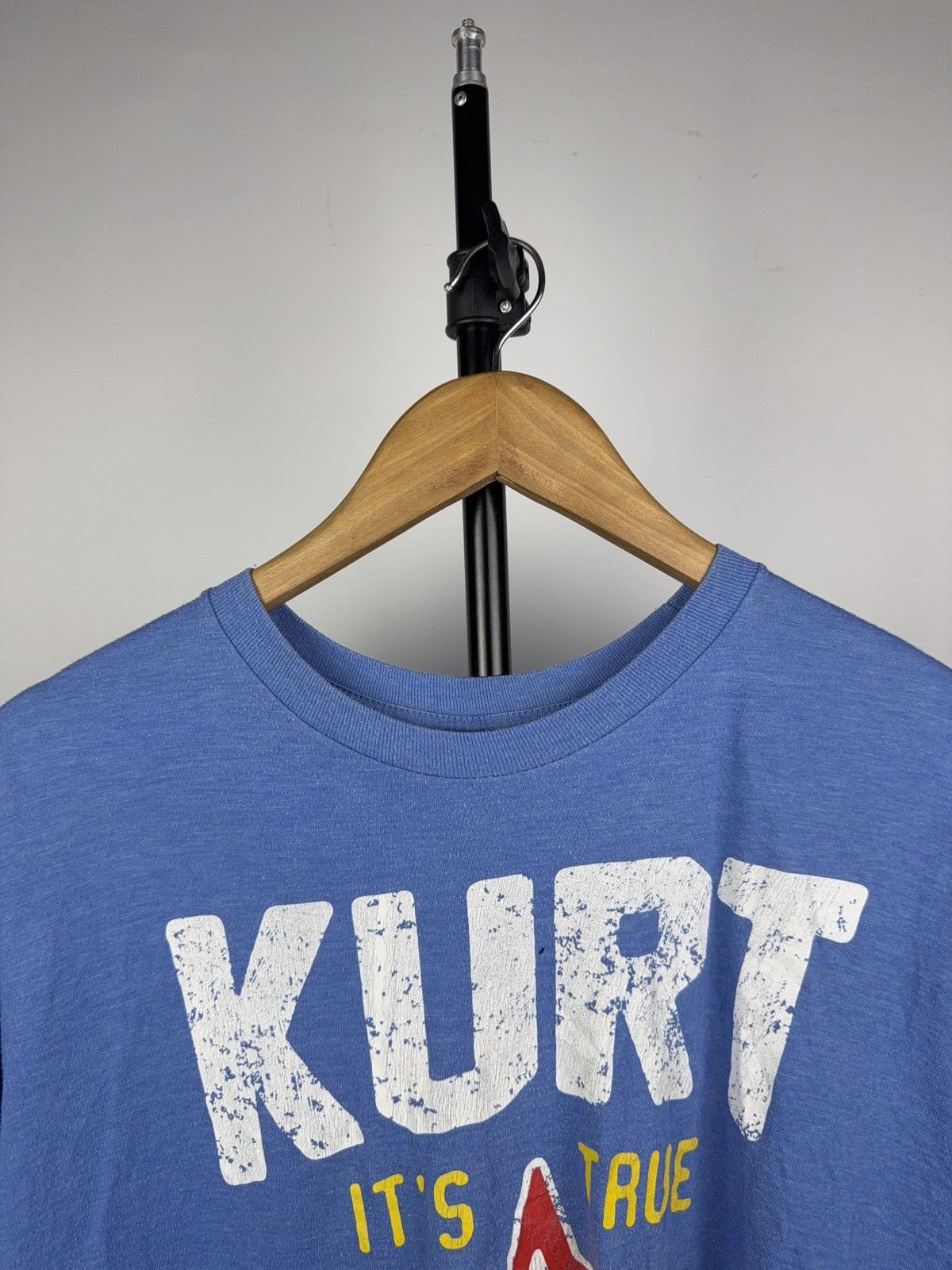 WWE 2017 Vintage WWE Kurt Angle “It’s True” Wrestling Tee Blue Size US XXL / EU 58 / 5 - 4 Thumbnail