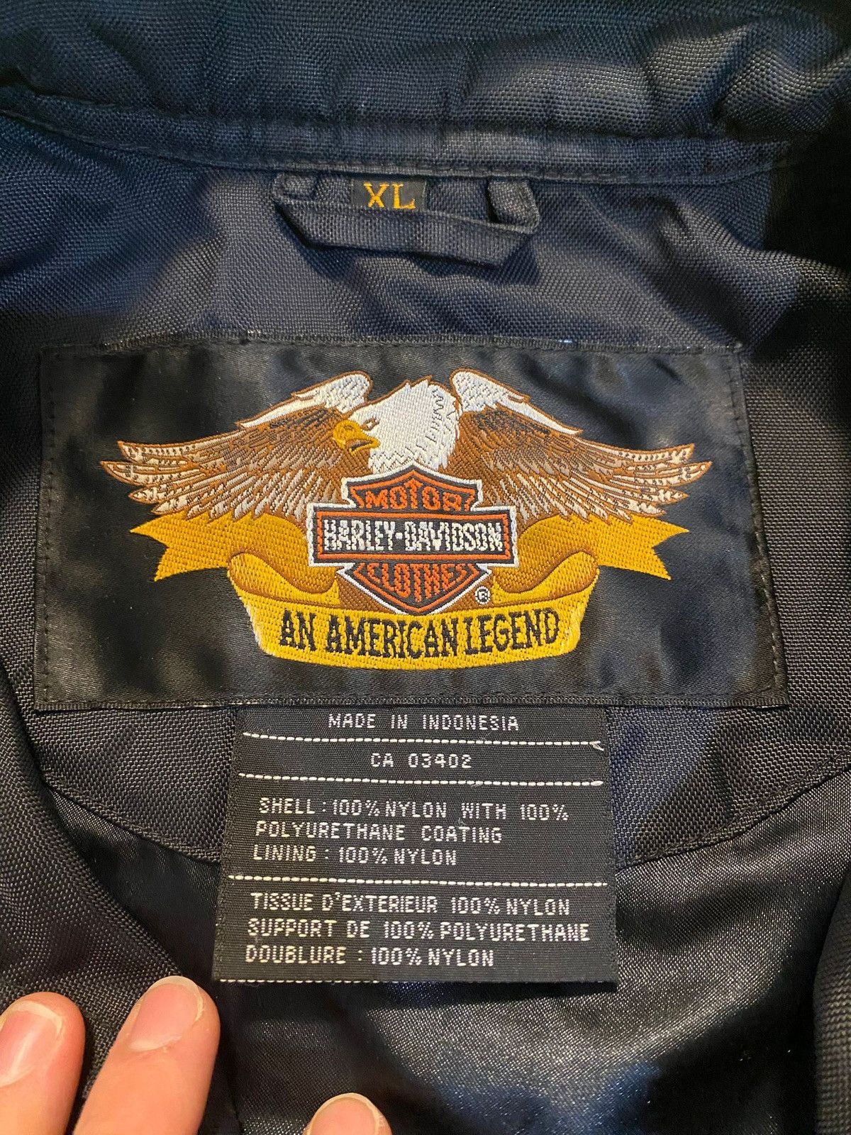 Harley Davidson Harley davidson motorcycle zip up jacket bomber size XL Size US XL / EU 56 / 4 - 3 Thumbnail
